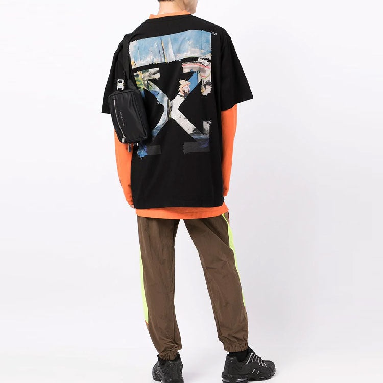 Off-White Painting Arrows Cotton Short Sleeve OMAA038G20JER0061088 - 3