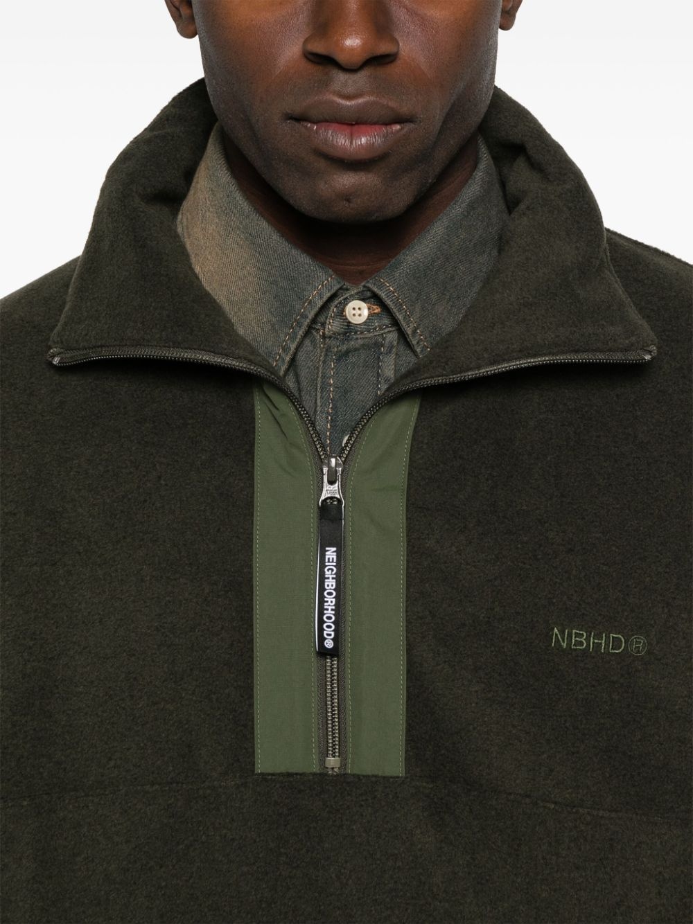 fleece half-zip sweatshirt - 5