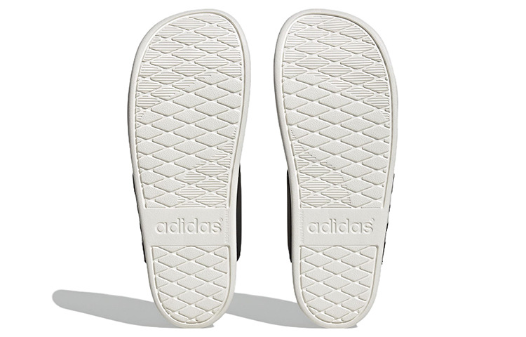 (WMNS) adidas Adilette Comfort Flip Flop 'Black White' HQ4458 - 7