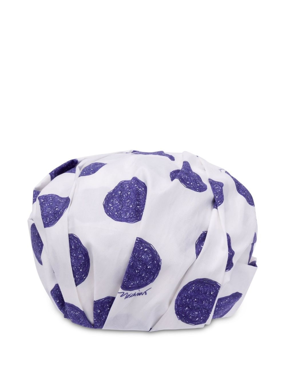polka-dot turbant hat - 2