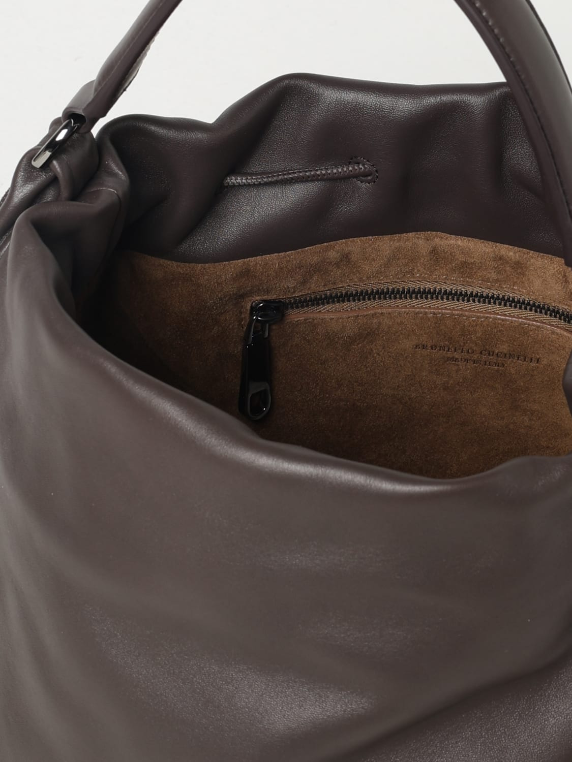 Brunello Cucinelli leather bag - 5