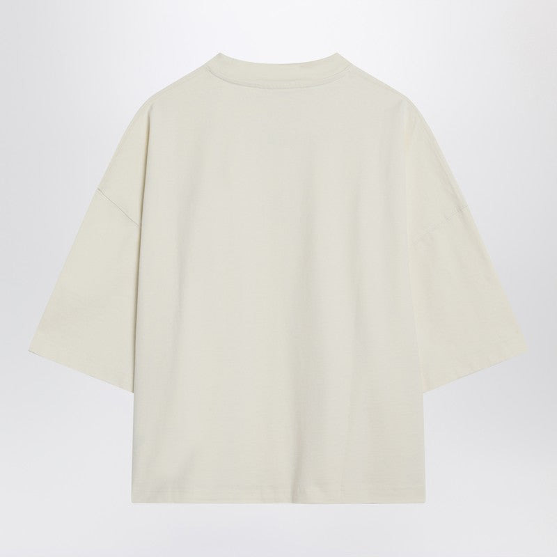 Jacquemus Light Beige Boxy T-Shirt With Logo Women - 2