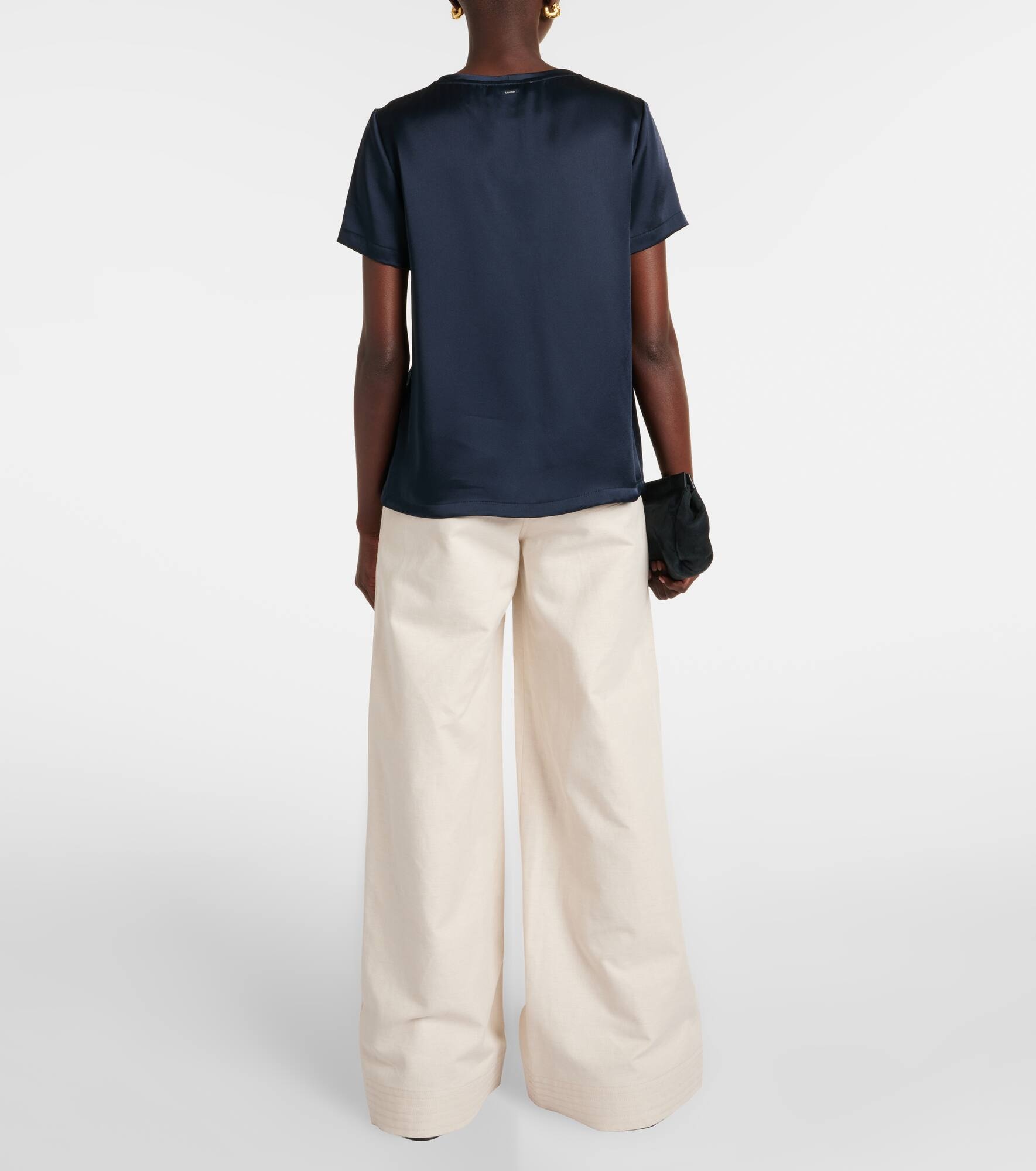 Rebecca satin T-shirt - 3