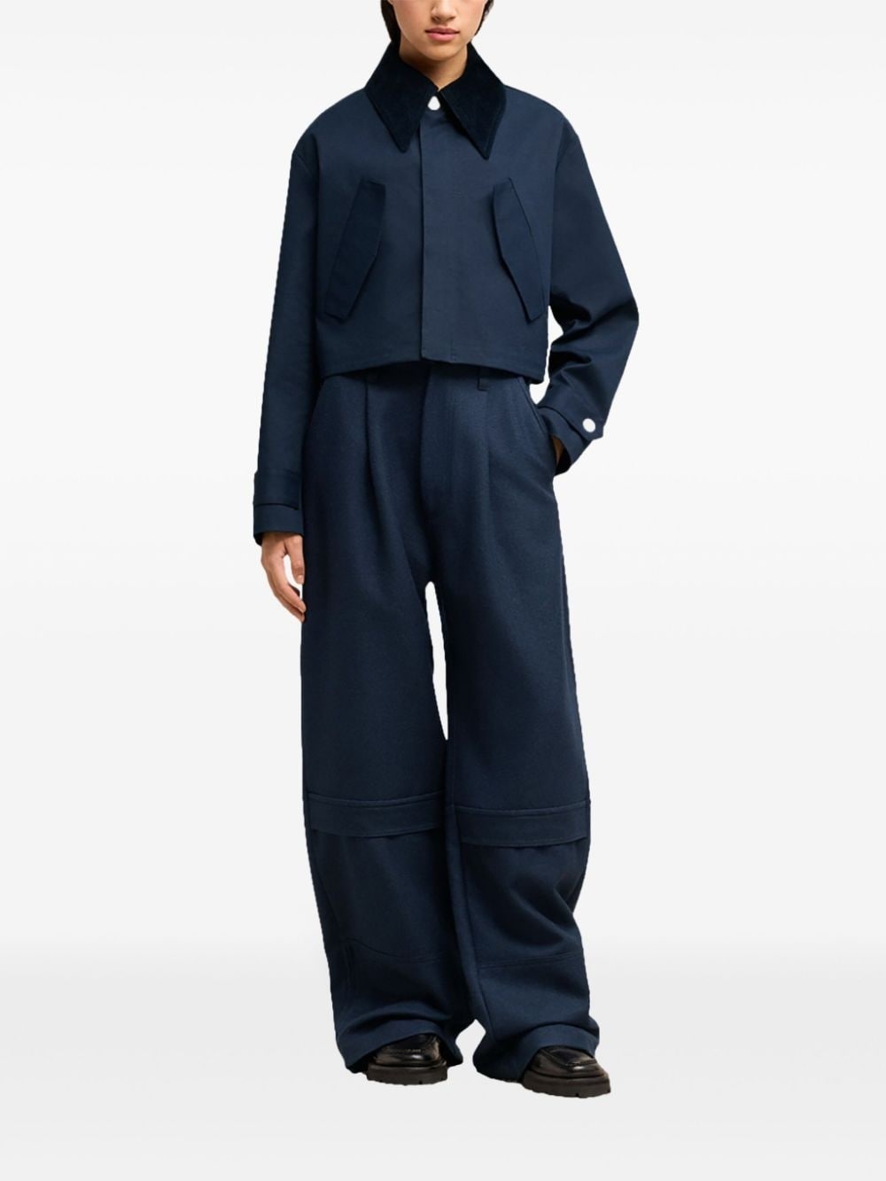 flap pocket jacket - 2