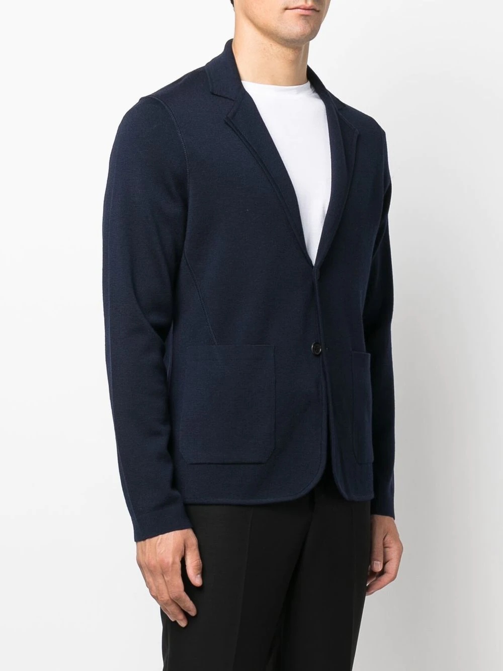 single-breasted tailored blazer - 3