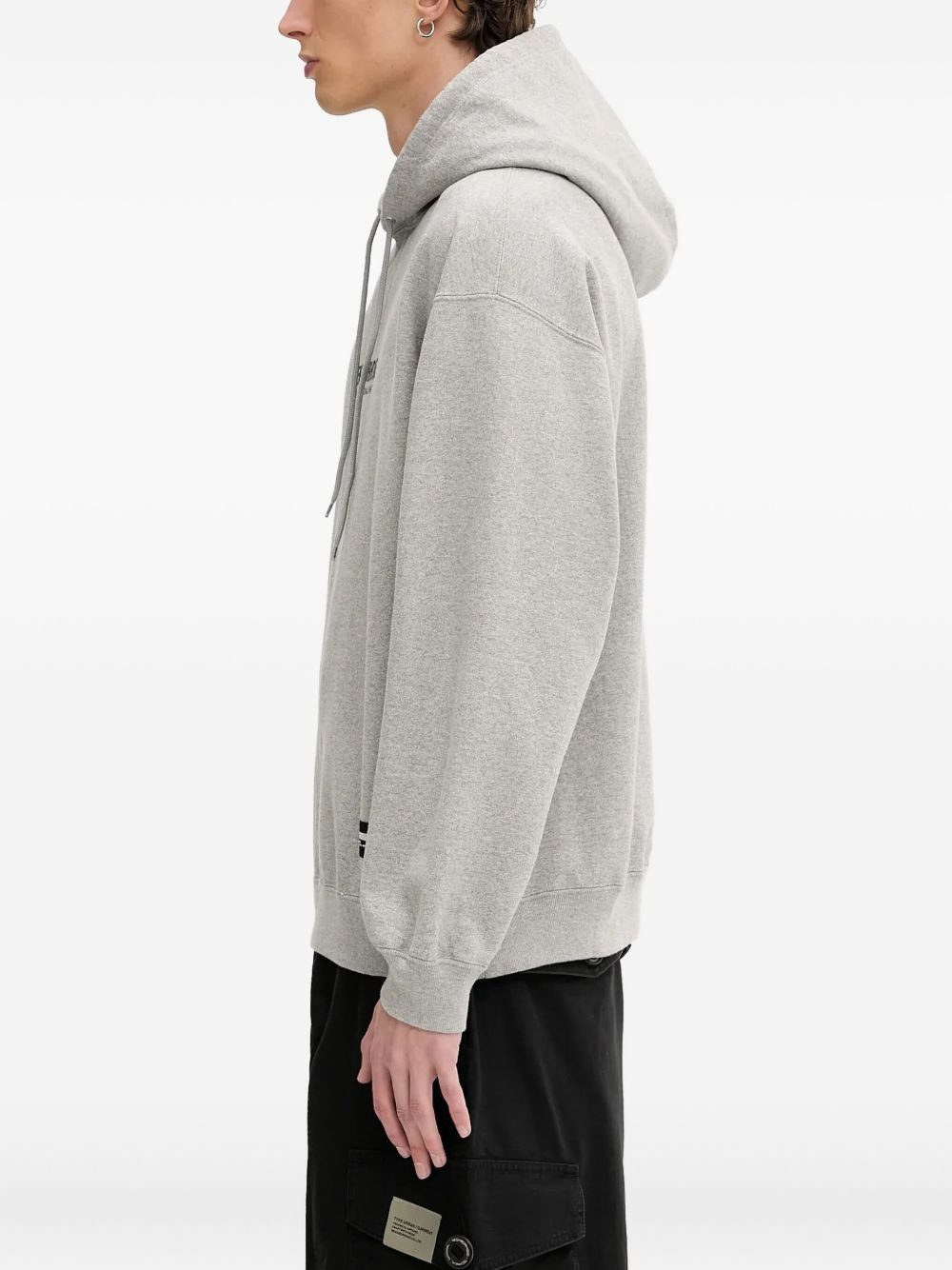 logo-appliqué hoodie - 3