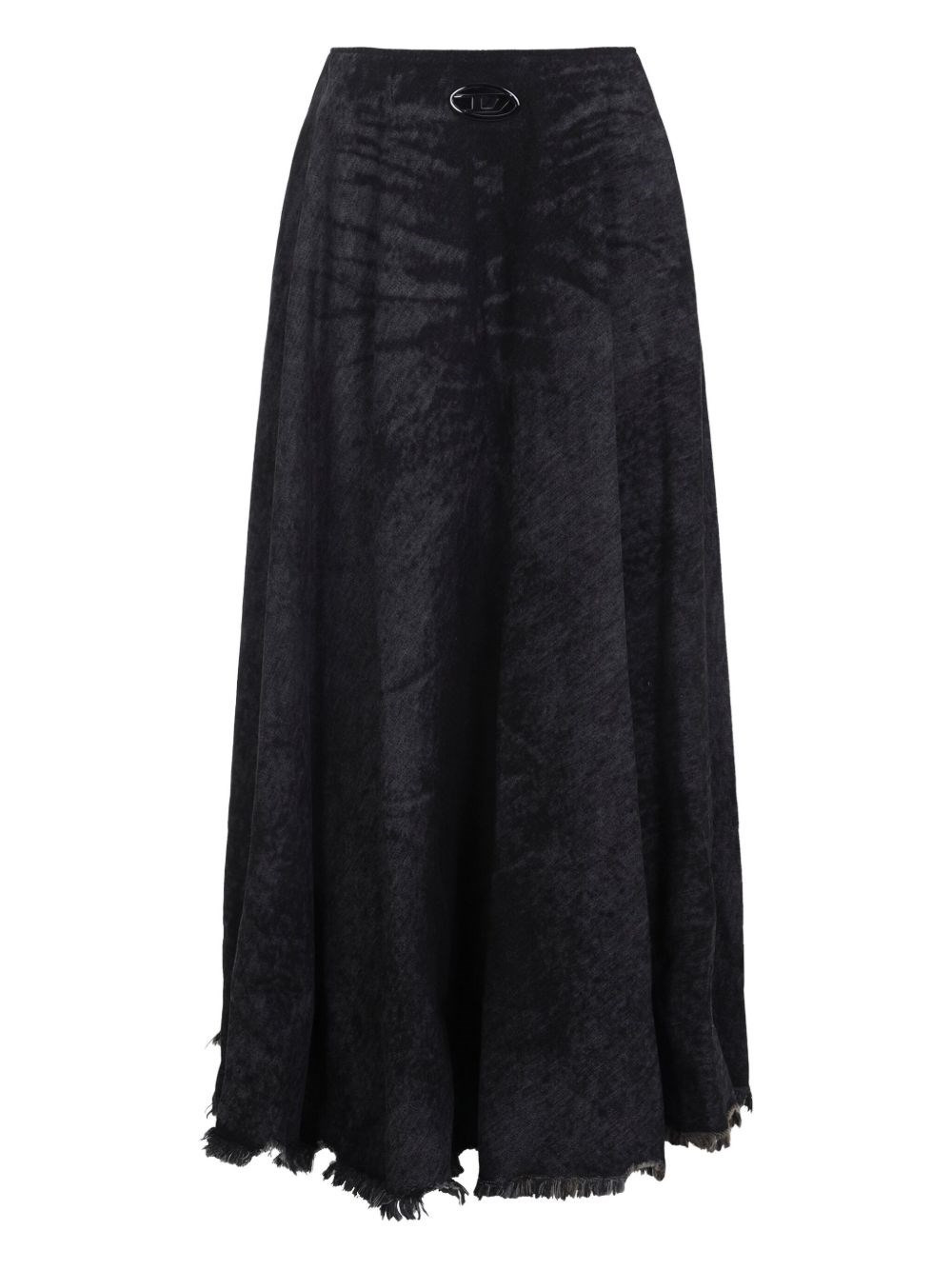 Denim long skirt - 2