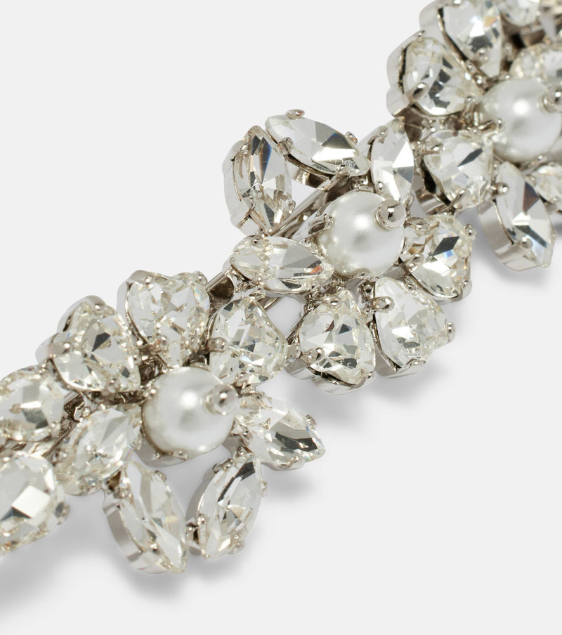 Simone Rocha Heartbloom embellished hair clip outlook