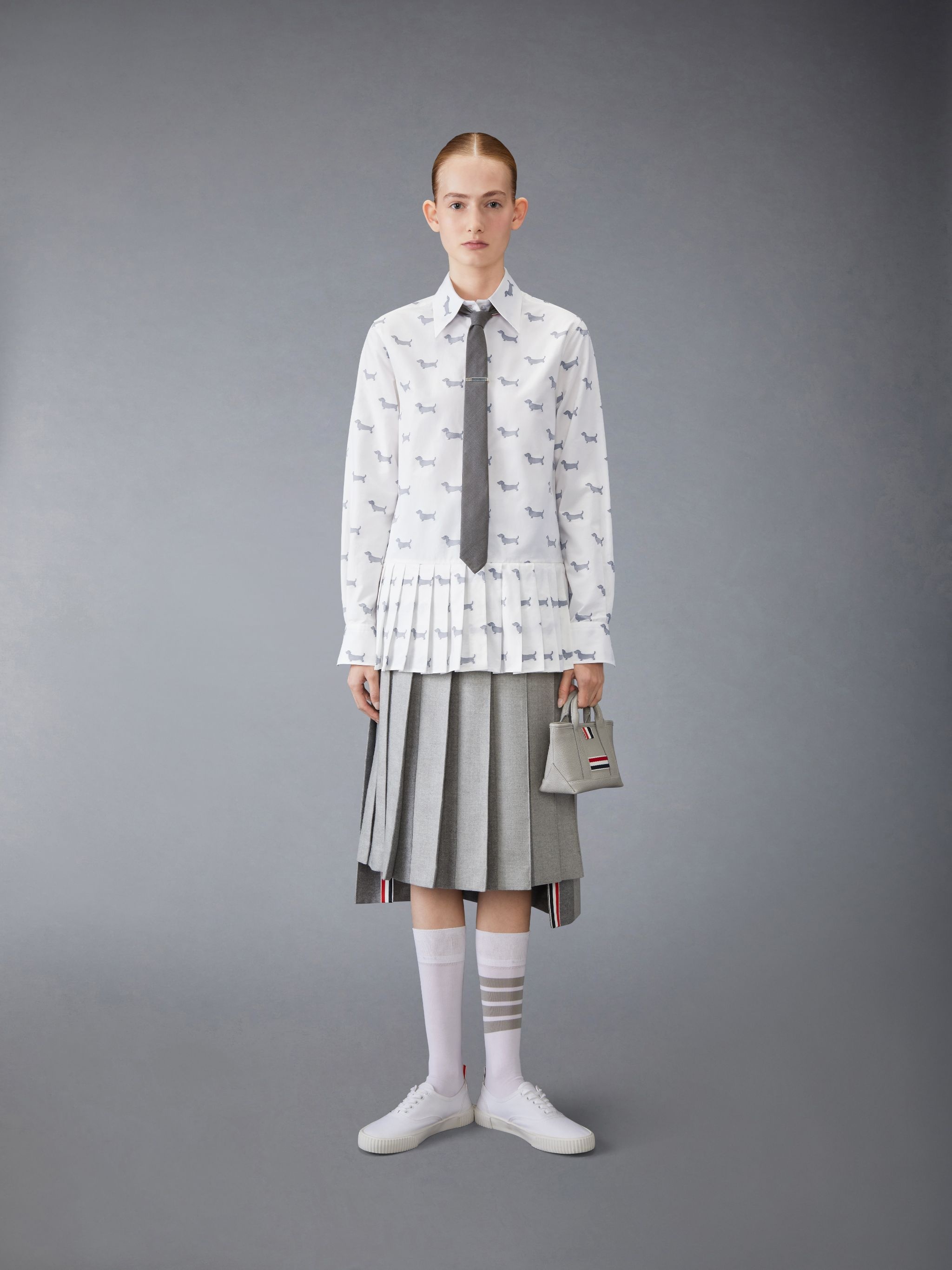 Jacquard Pleated Shirt - 3