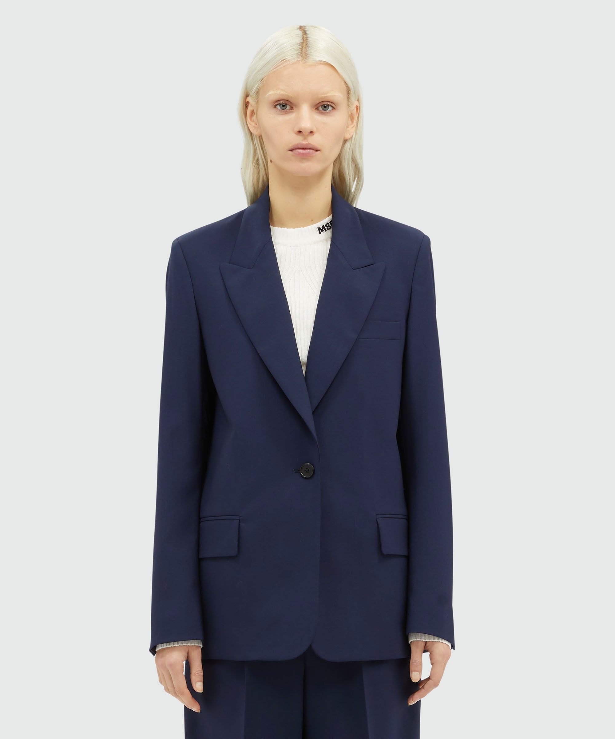 Wool "MSGM Tailoring" tailored jacket - 2