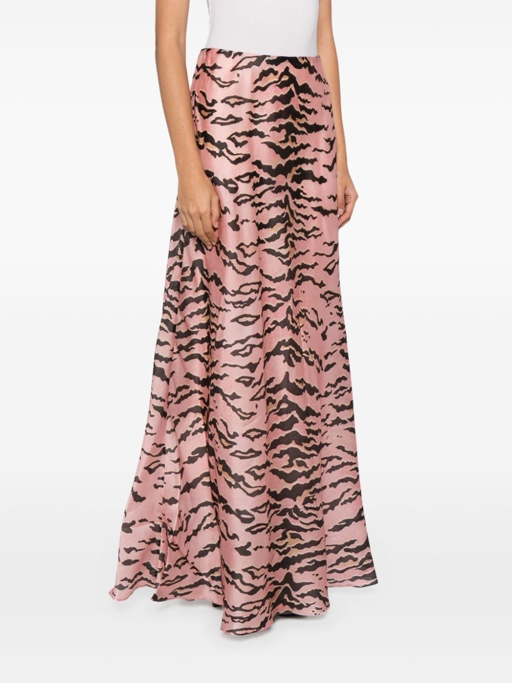 Matchmaker silk maxi skirt - 3