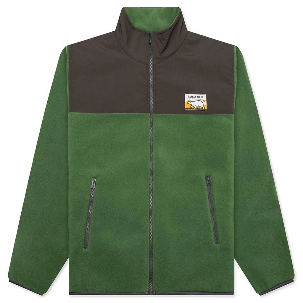 FLEECE JACKET - GREEN - 1