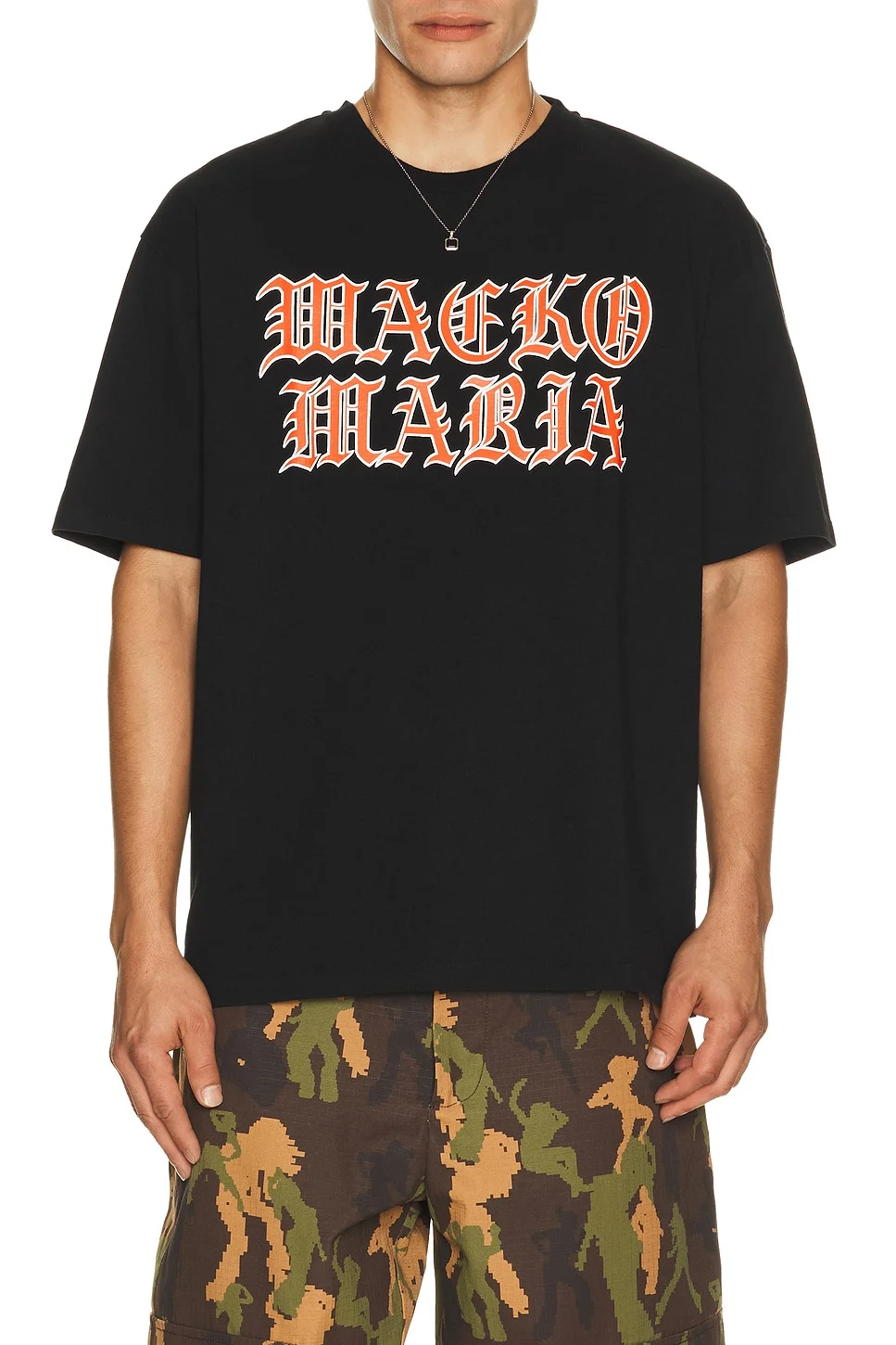 Washed Heavy Weight Crew Neck Tee Shirt Type 11 - 1