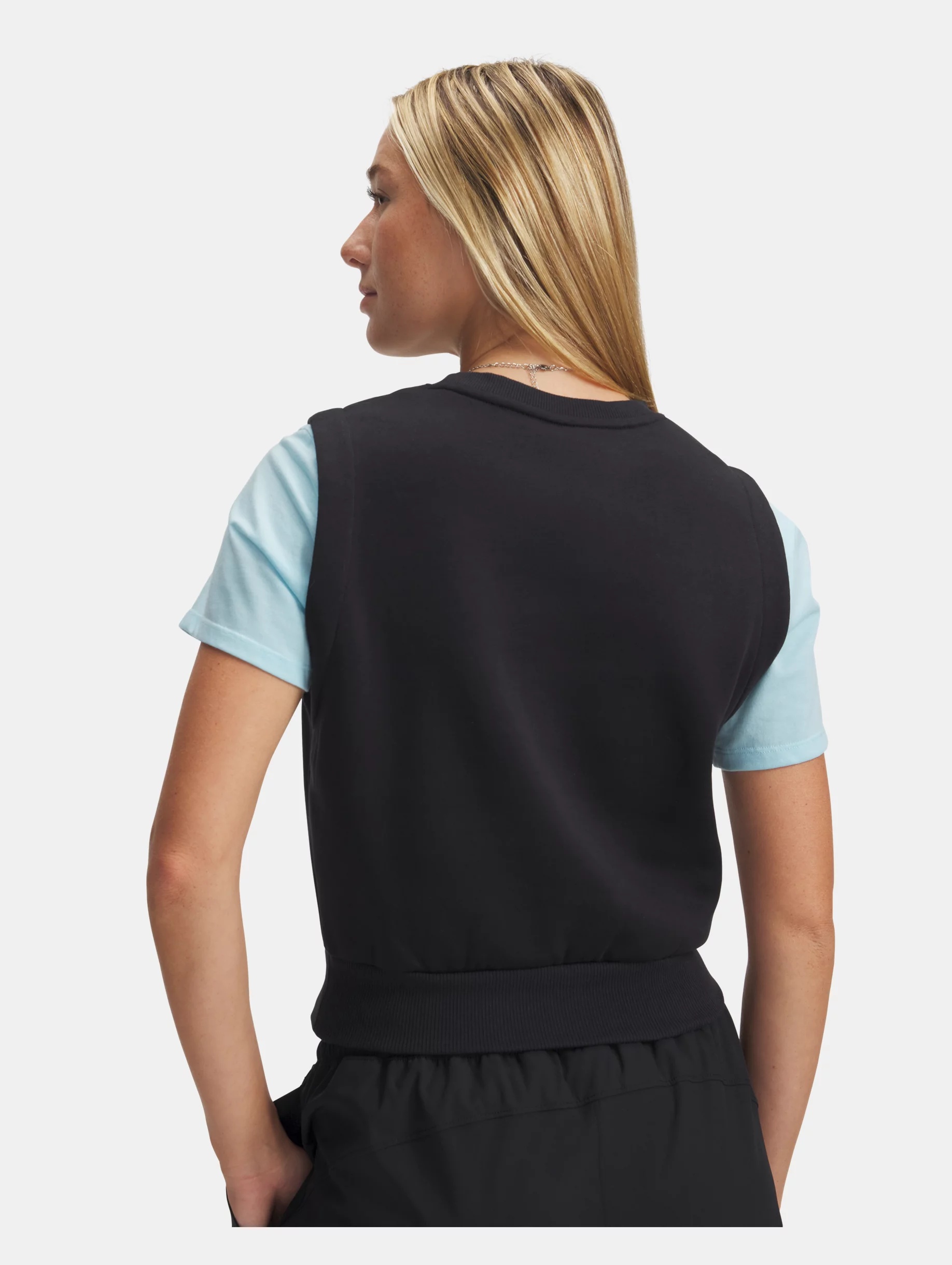 Women's UA Rival Fleece Sleeveless - 2