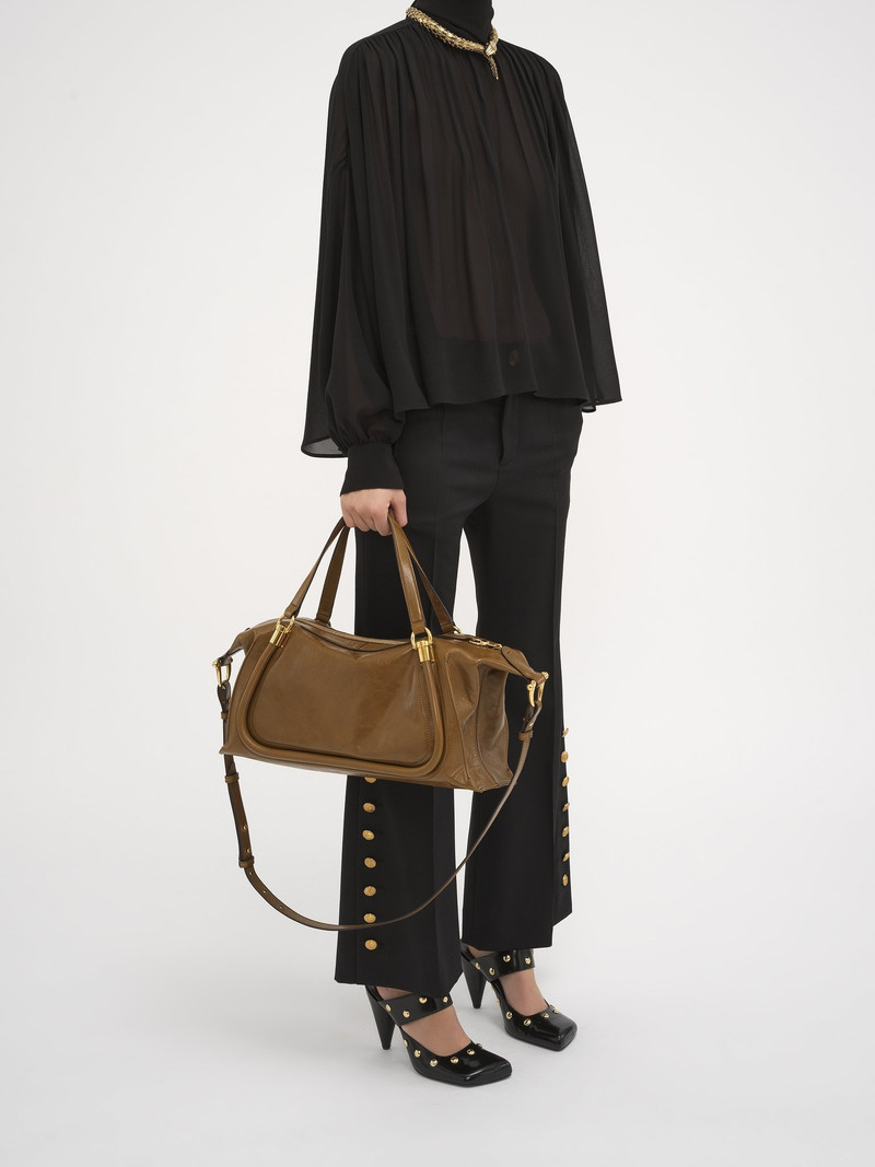 Chloé PARATY 24 BAG IN SHINY LEATHER outlook