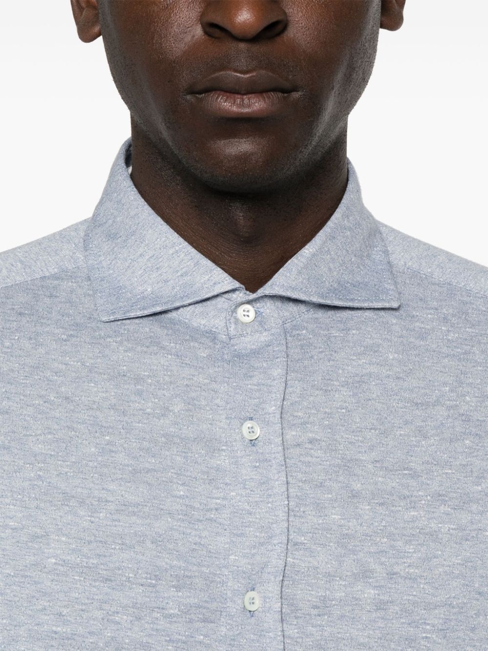 mÃ©lange ribbed shirt - 5
