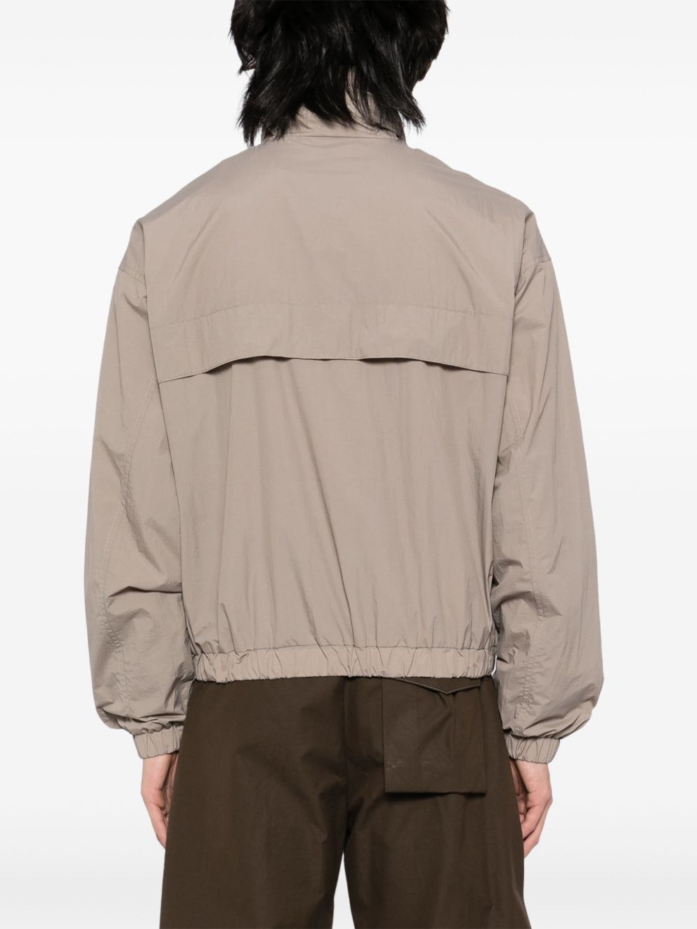 logo-print windbreaker - 4