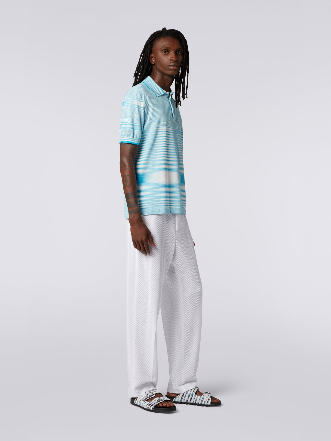 Slub cotton polo shirt - 3