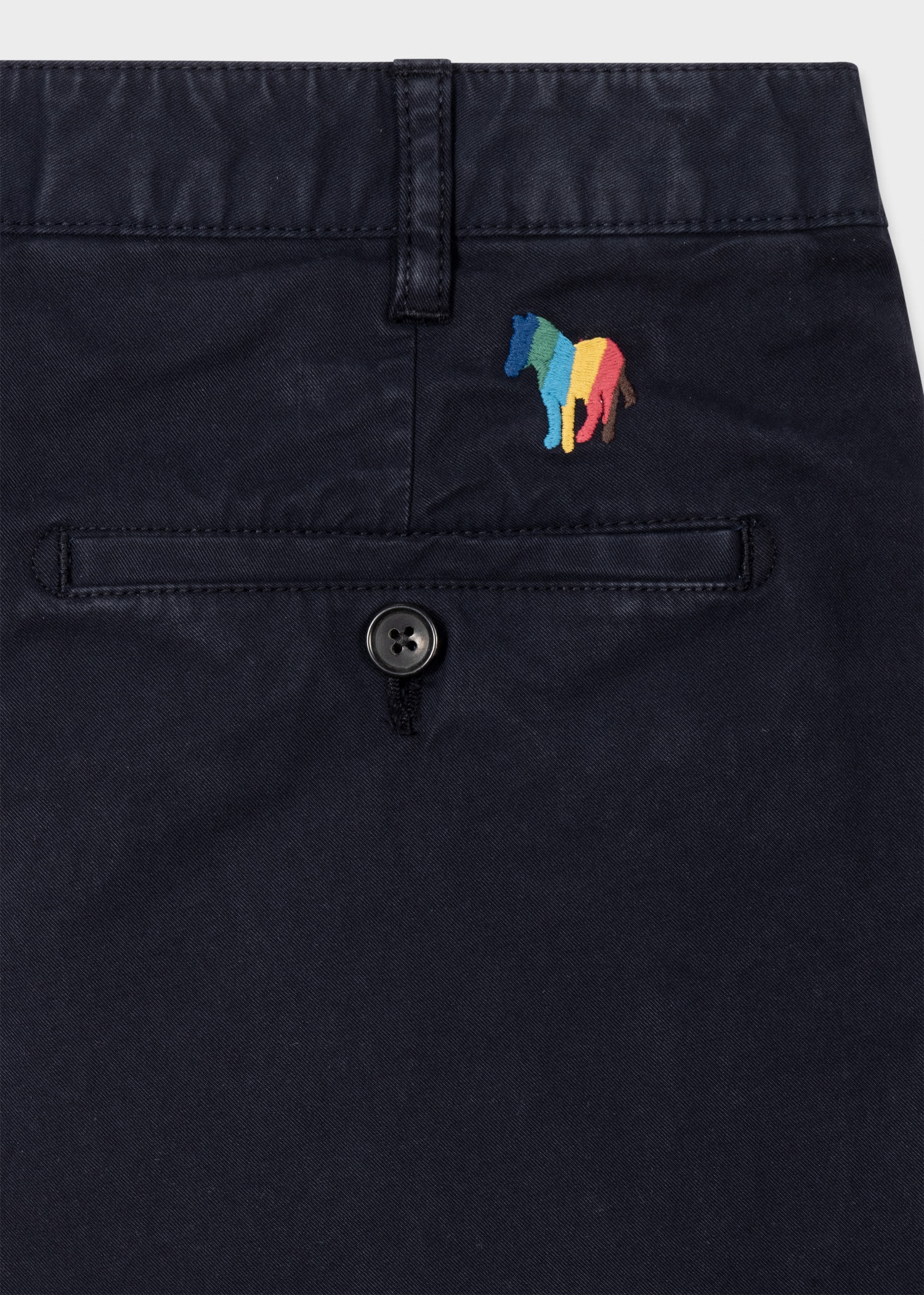 Cotton-Blend Zebra Logo Shorts - 3