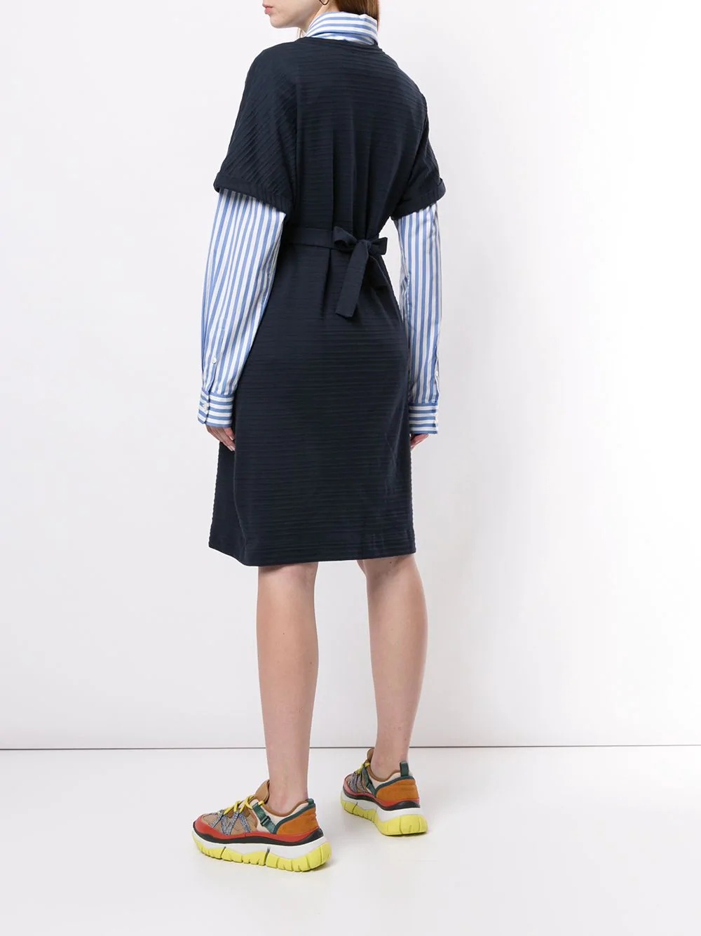 flared T-shirt dress - 4