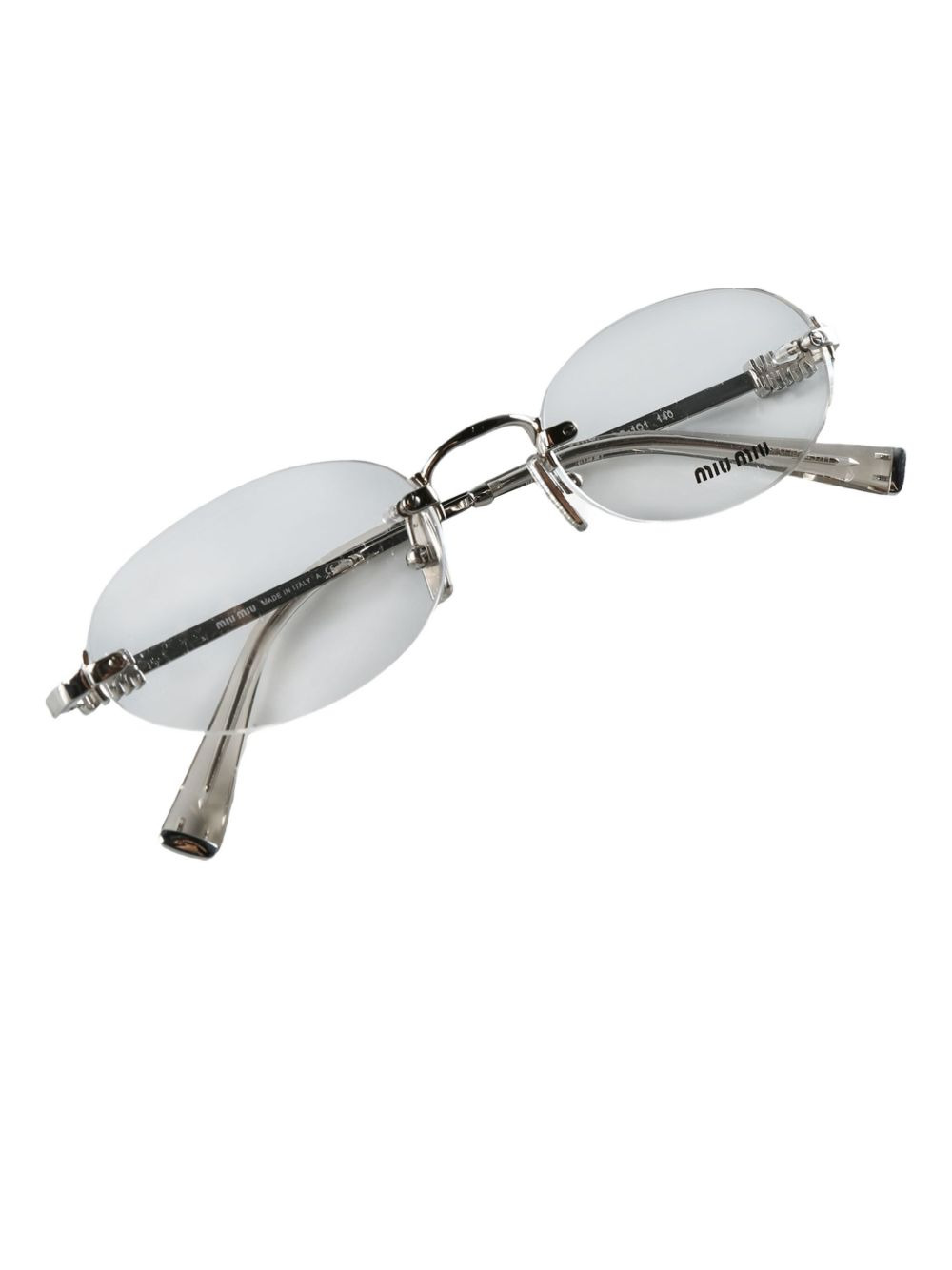 oval-frame optical glasses - 3