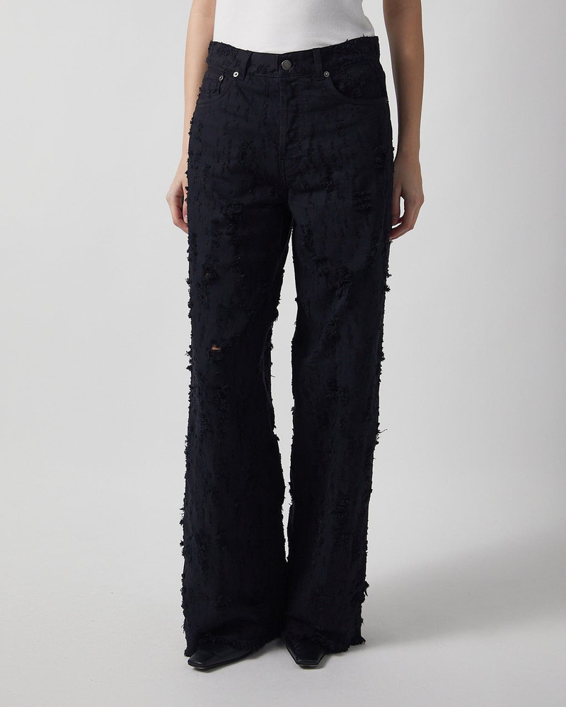 HAIKURE Jeans Bethany Bull Destroy Dark grey outlook