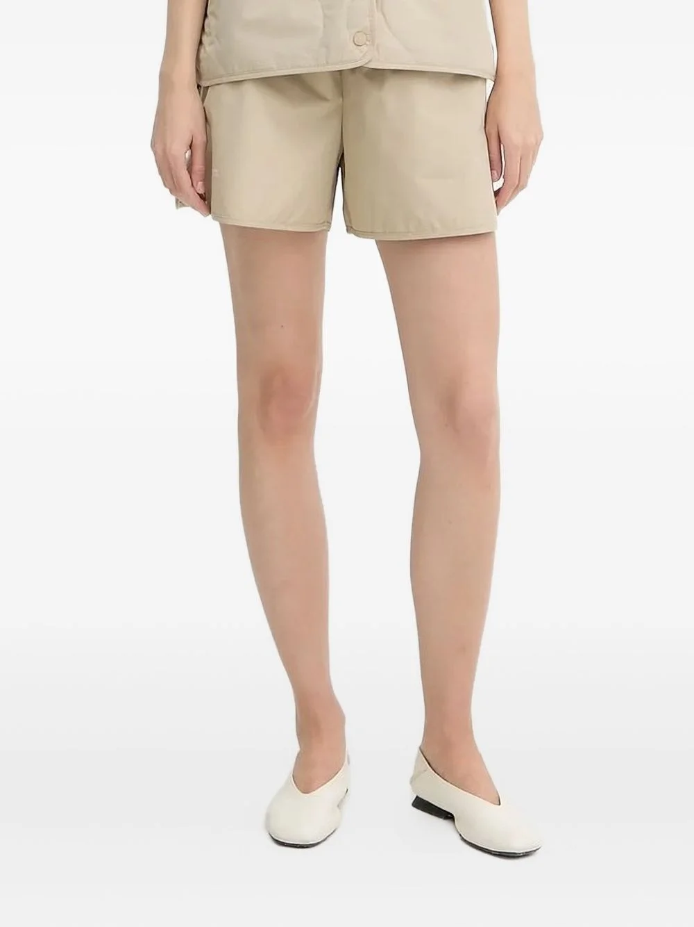 elasticated-waist windstopper shorts - 1