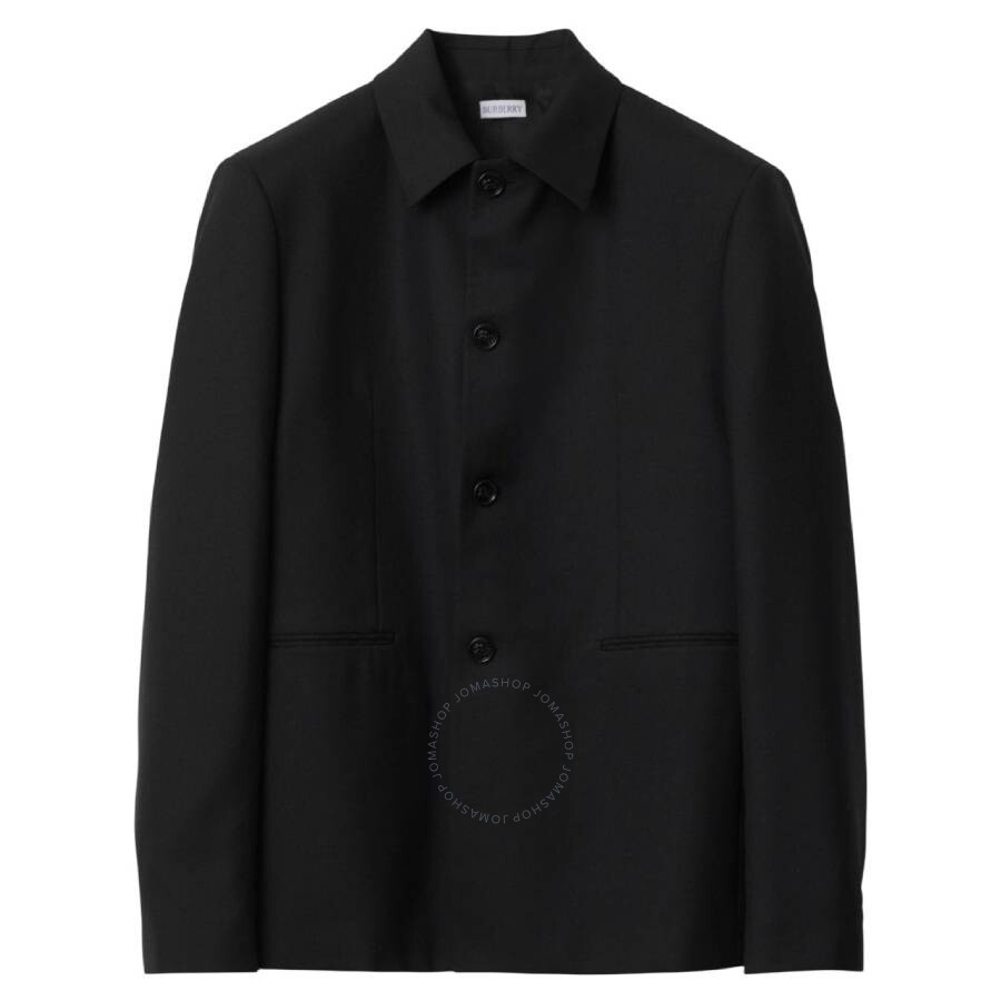 Burberry Button-Down Wool Tailored Jacket - 1