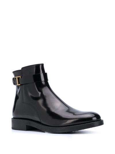 Tod's leather ankle boots outlook