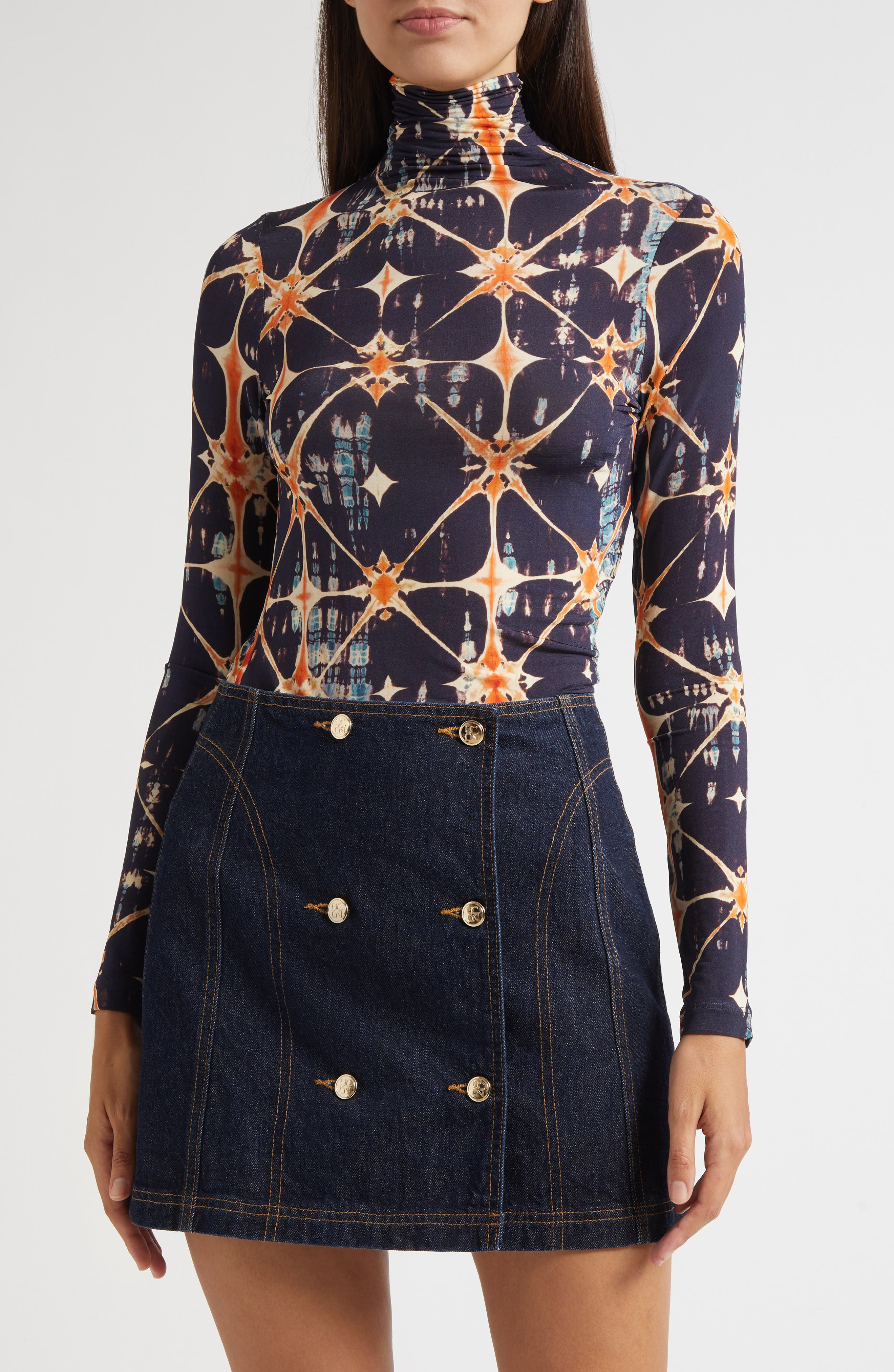 Ulla Johnson Aurelia Long Sleeve Turtleneck in Phoenix at Nordstrom - 1