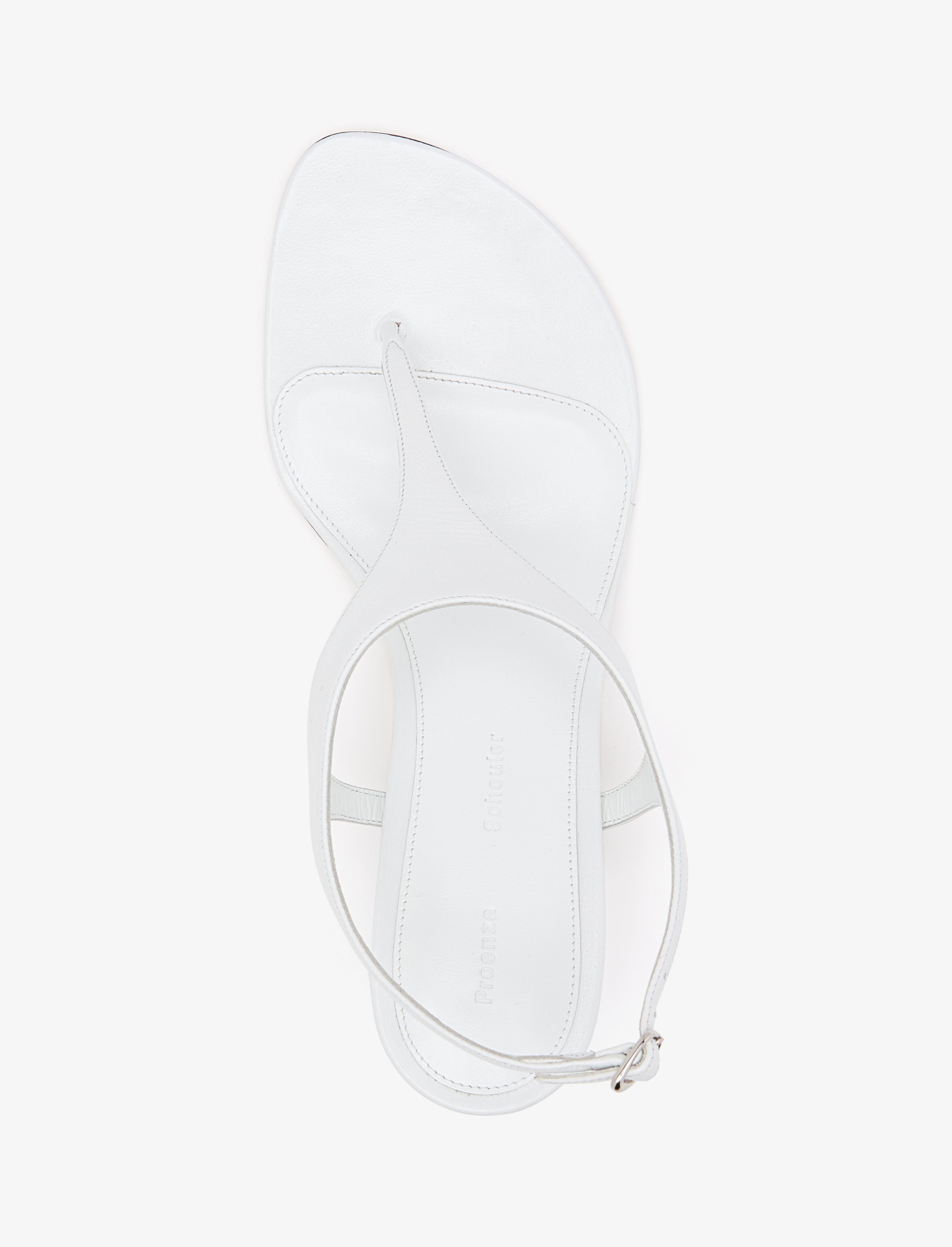 Tee Thong Sandals in Slick Nappa - 4