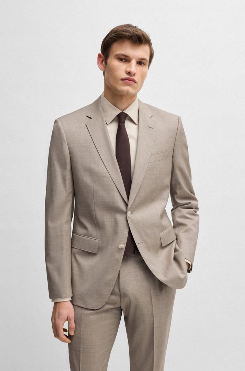 SLIM-FIT SUIT IN VIRGIN WOOL 2
