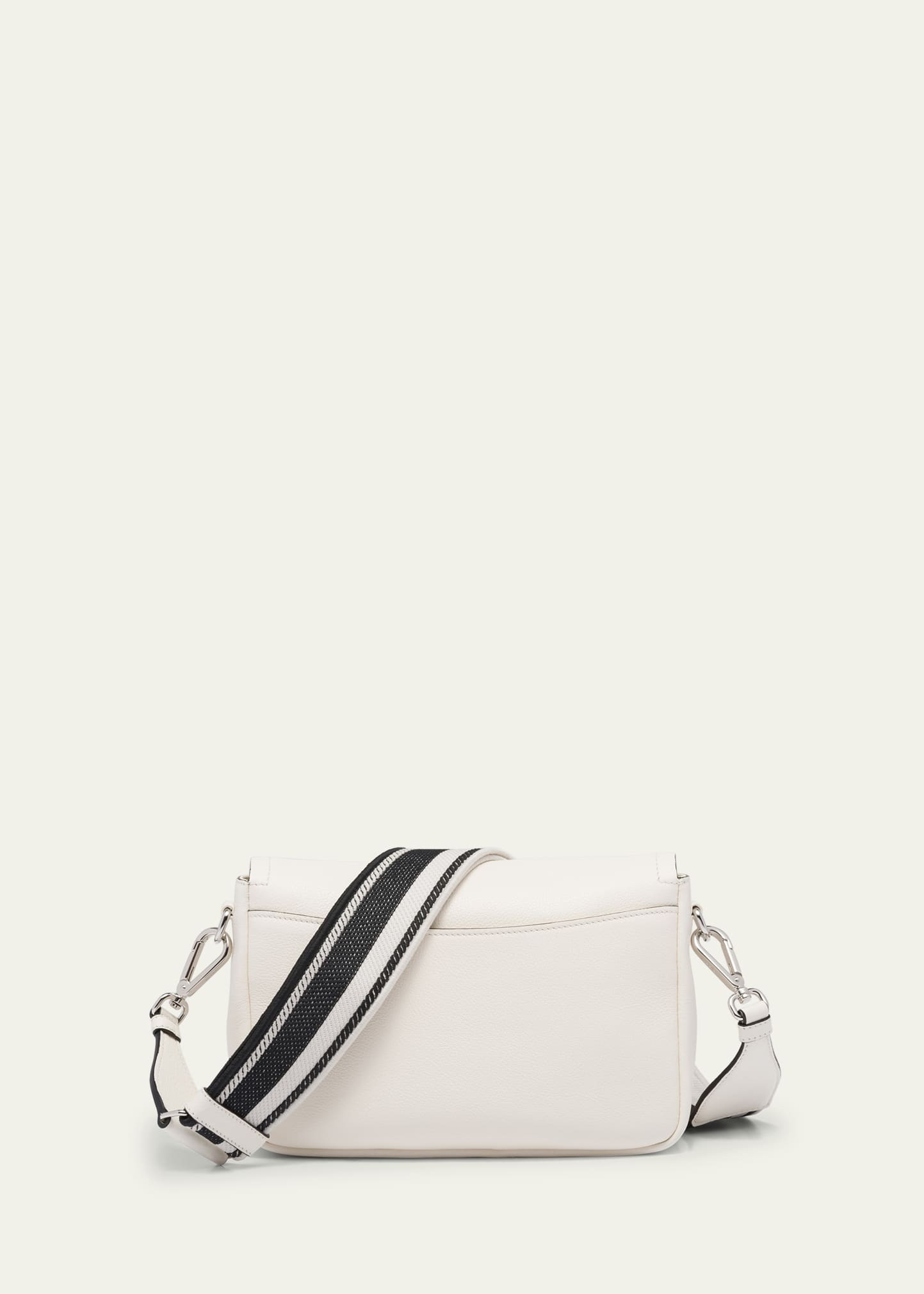 Small Logo Soft Leather Shoulder Bag - 2