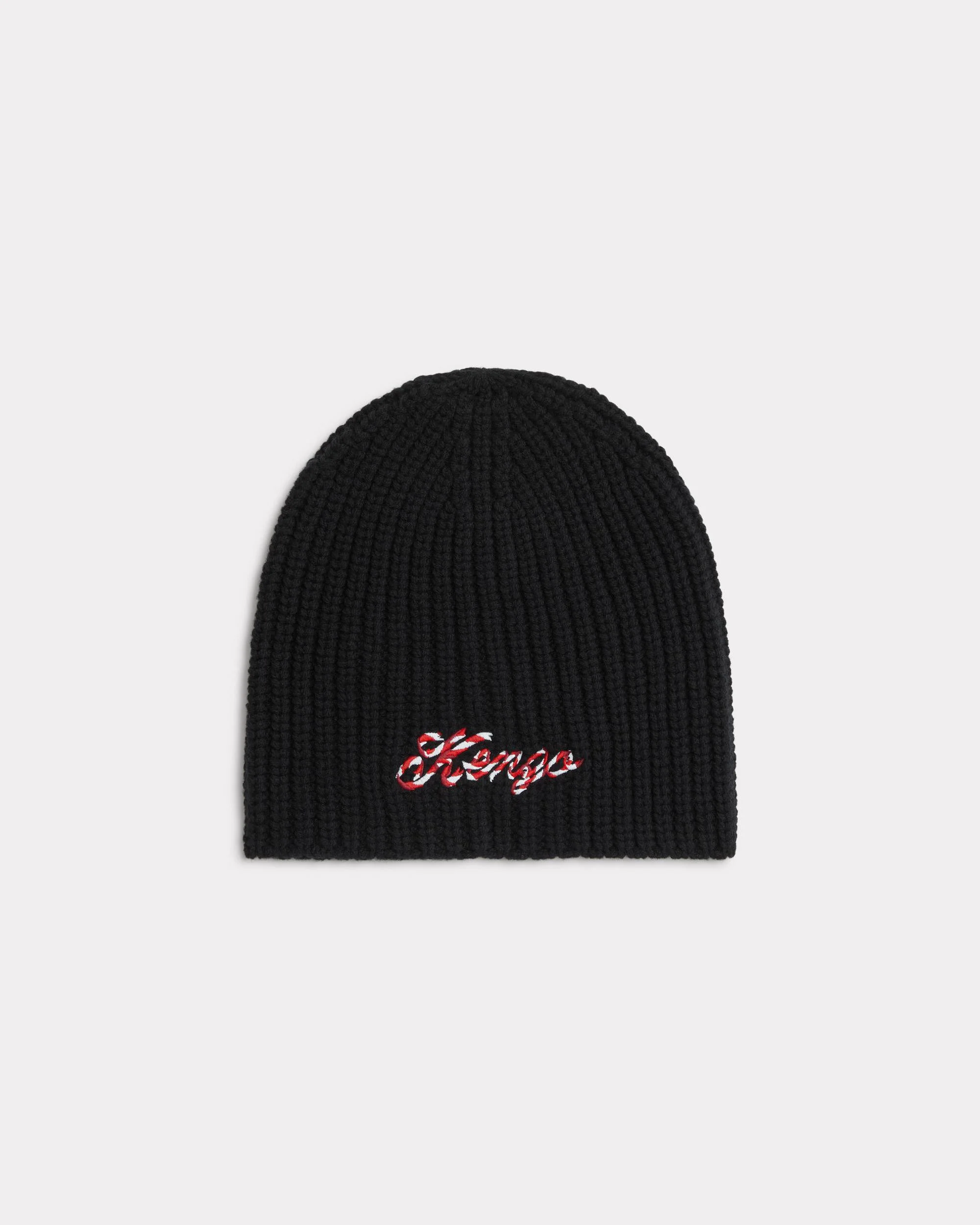 'KENZO Winter Holidays' embroidered beanie in wool - 1