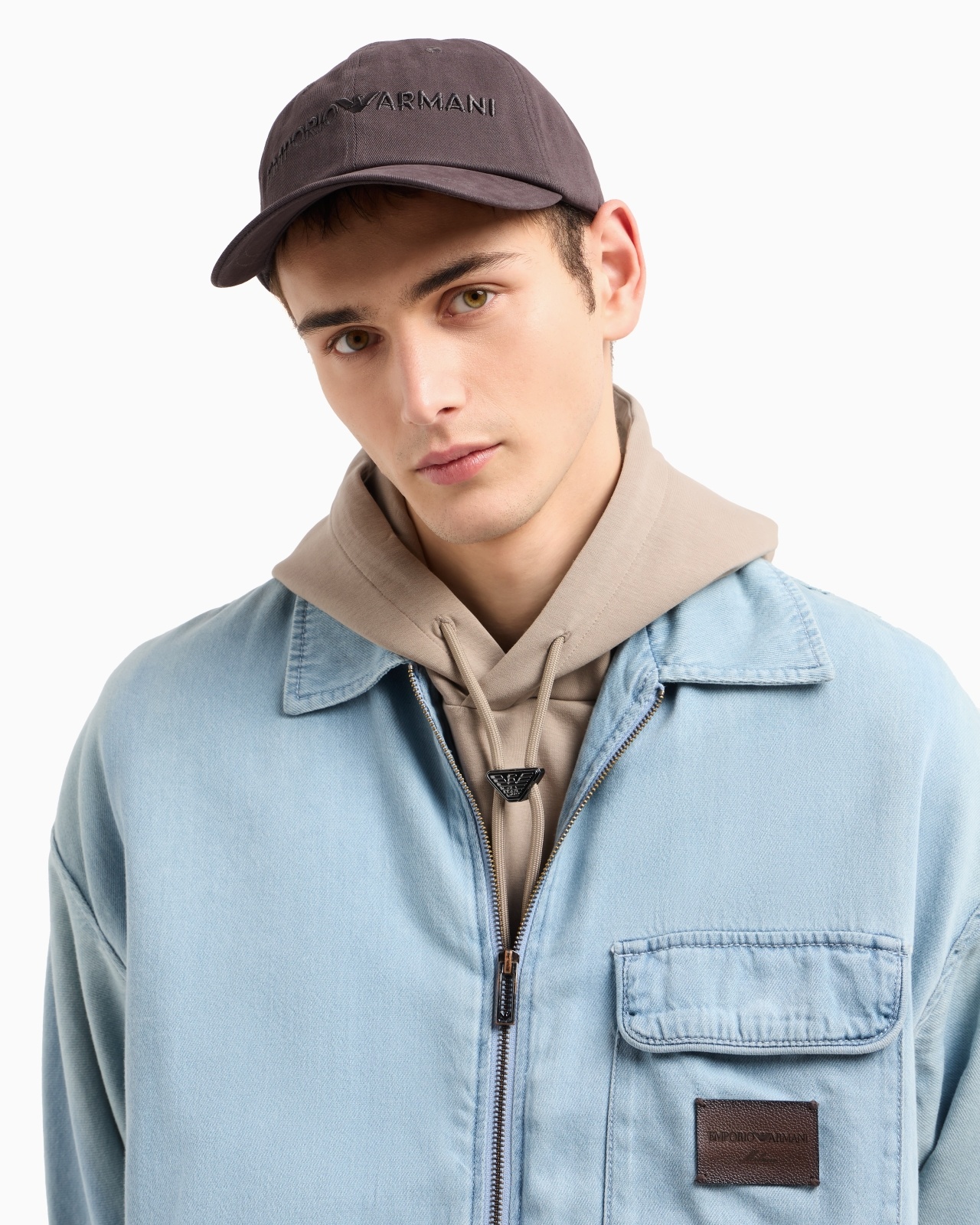 BASEBALL CAP WITH EMPORIO ARMANI EMBROIDERY - 3