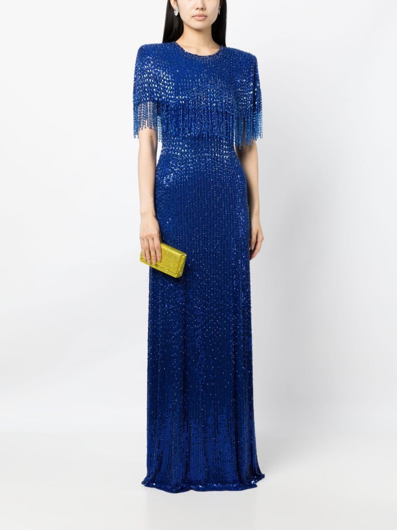 JENNY PACKHAM Lyla embellished gown outlook