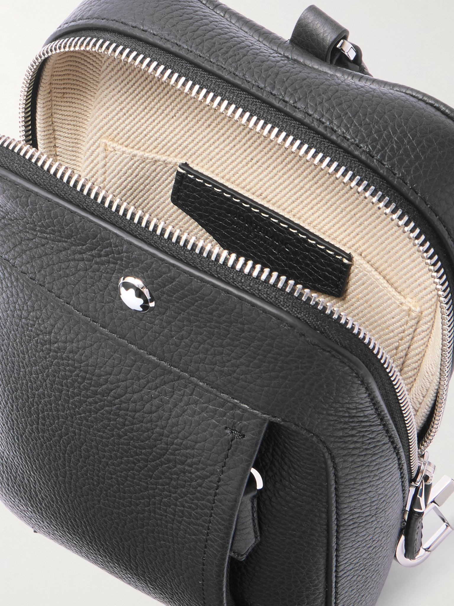 Extreme 3.0 Full-Grain Leather Sling Backpack Black - 5