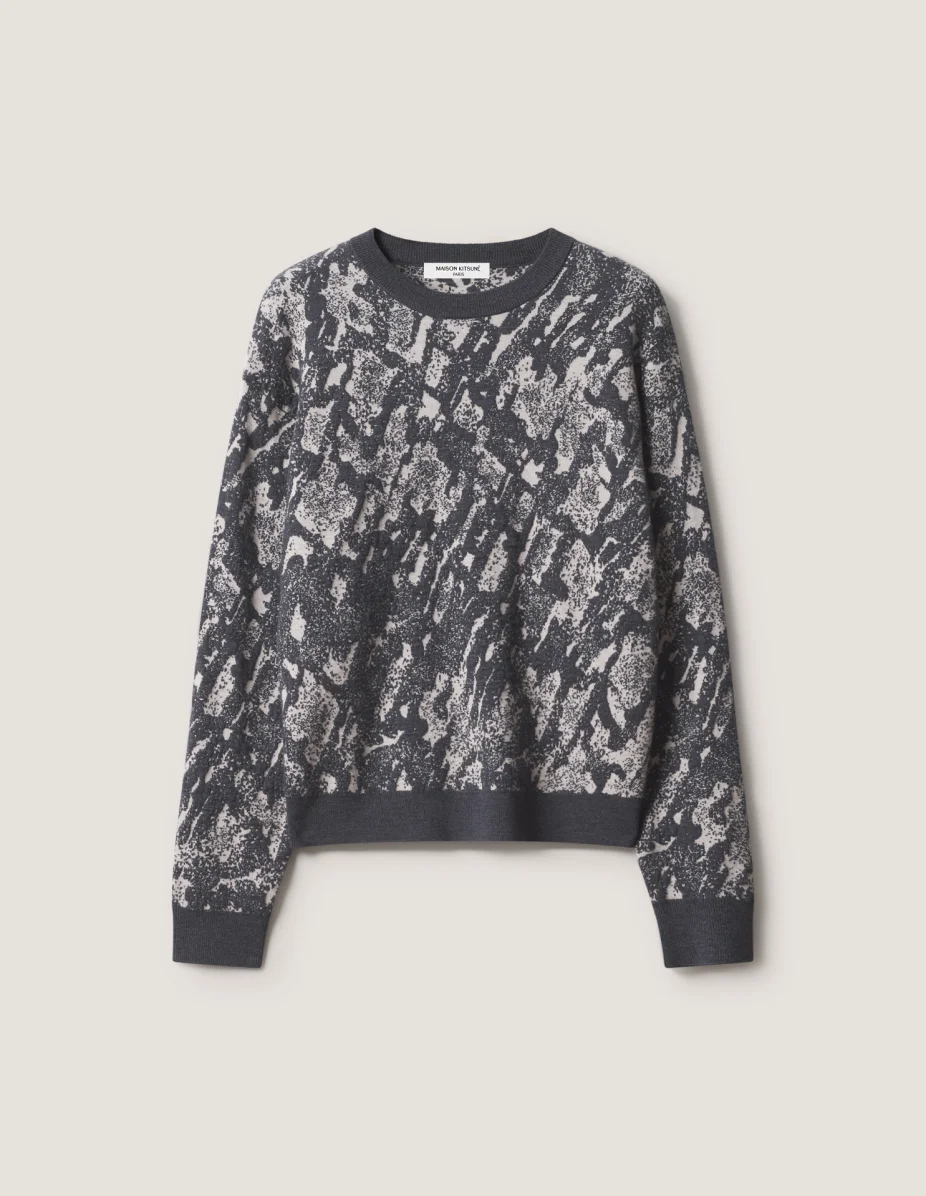 GRANIT WOOL BLEND JACQUARD JUMPER - 1
