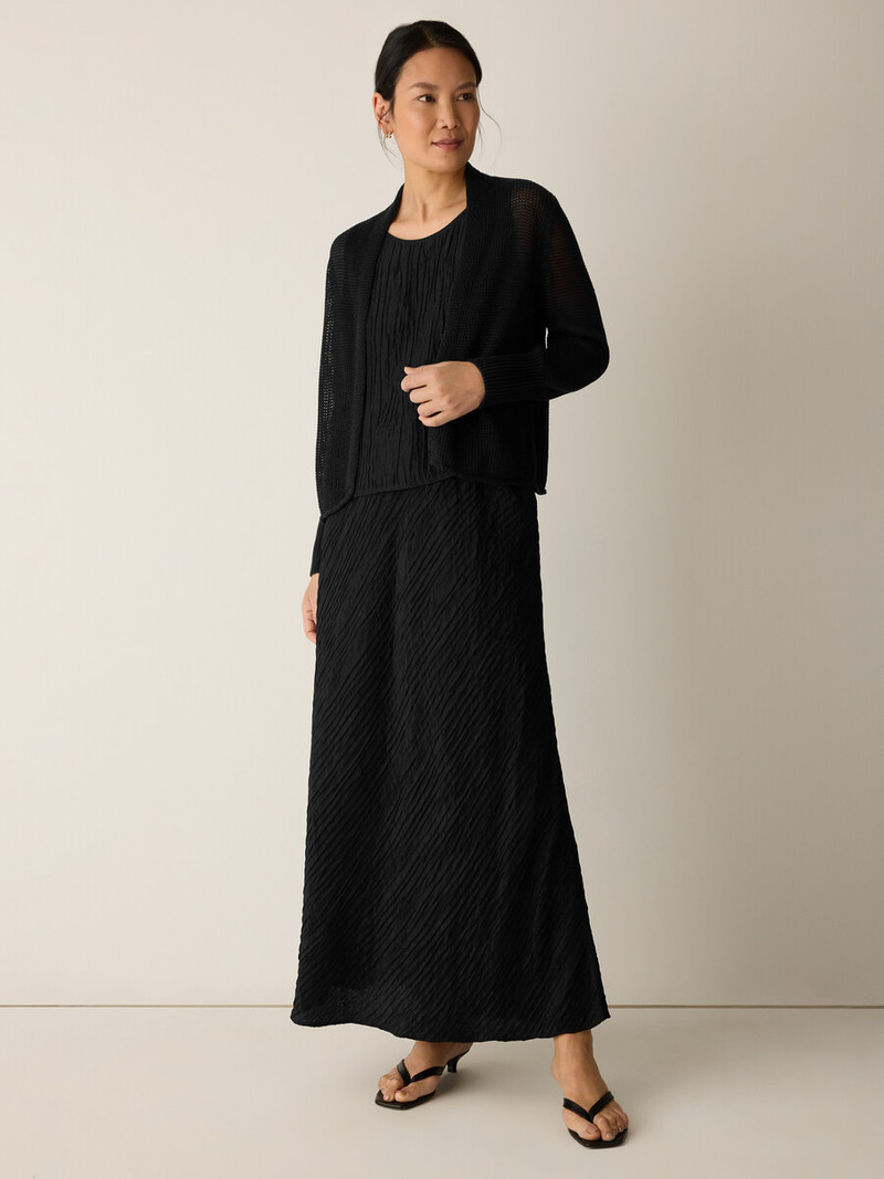 Organic Linen Cotton Cropped Cardigan 3