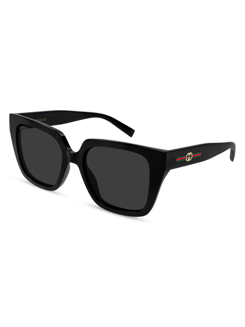 Women's Gucci Lines 54MM Butterfly Sunglasses - Black 1