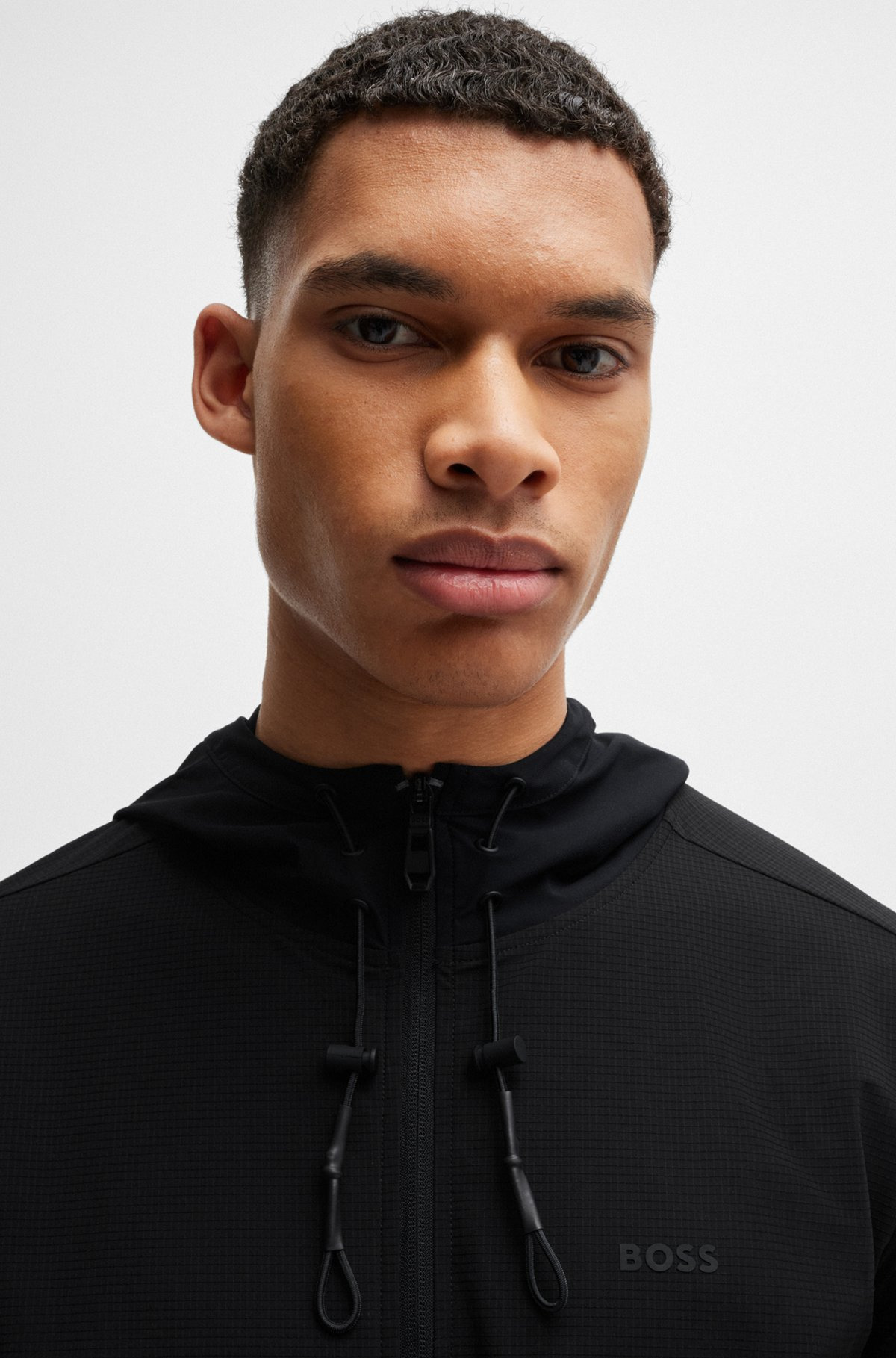 REGULAR-FIT ZIP-UP HOODIE WITH QUICK-DRY PERFORMANCE - 3