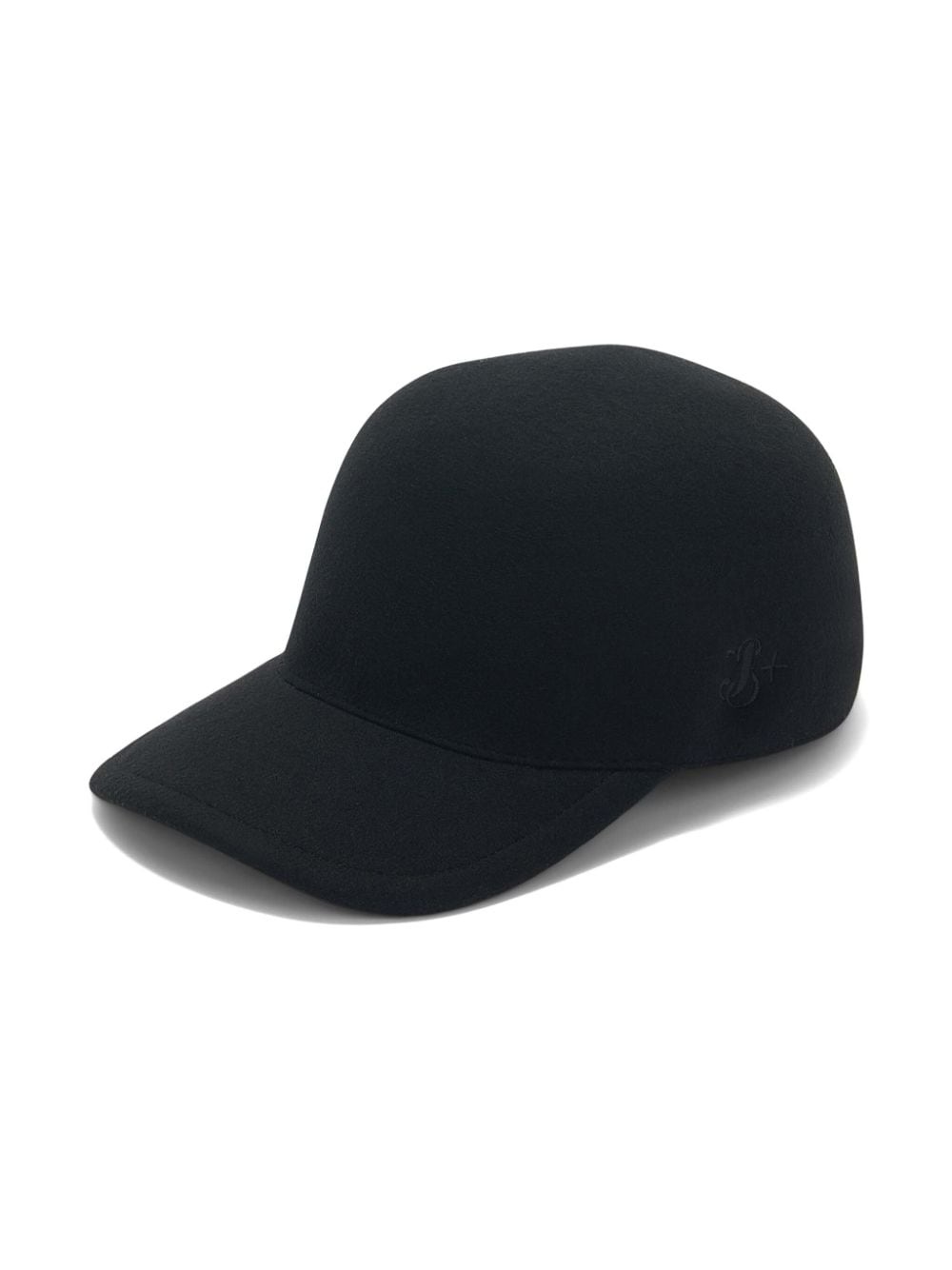 logo-embroidered wool cap - 2