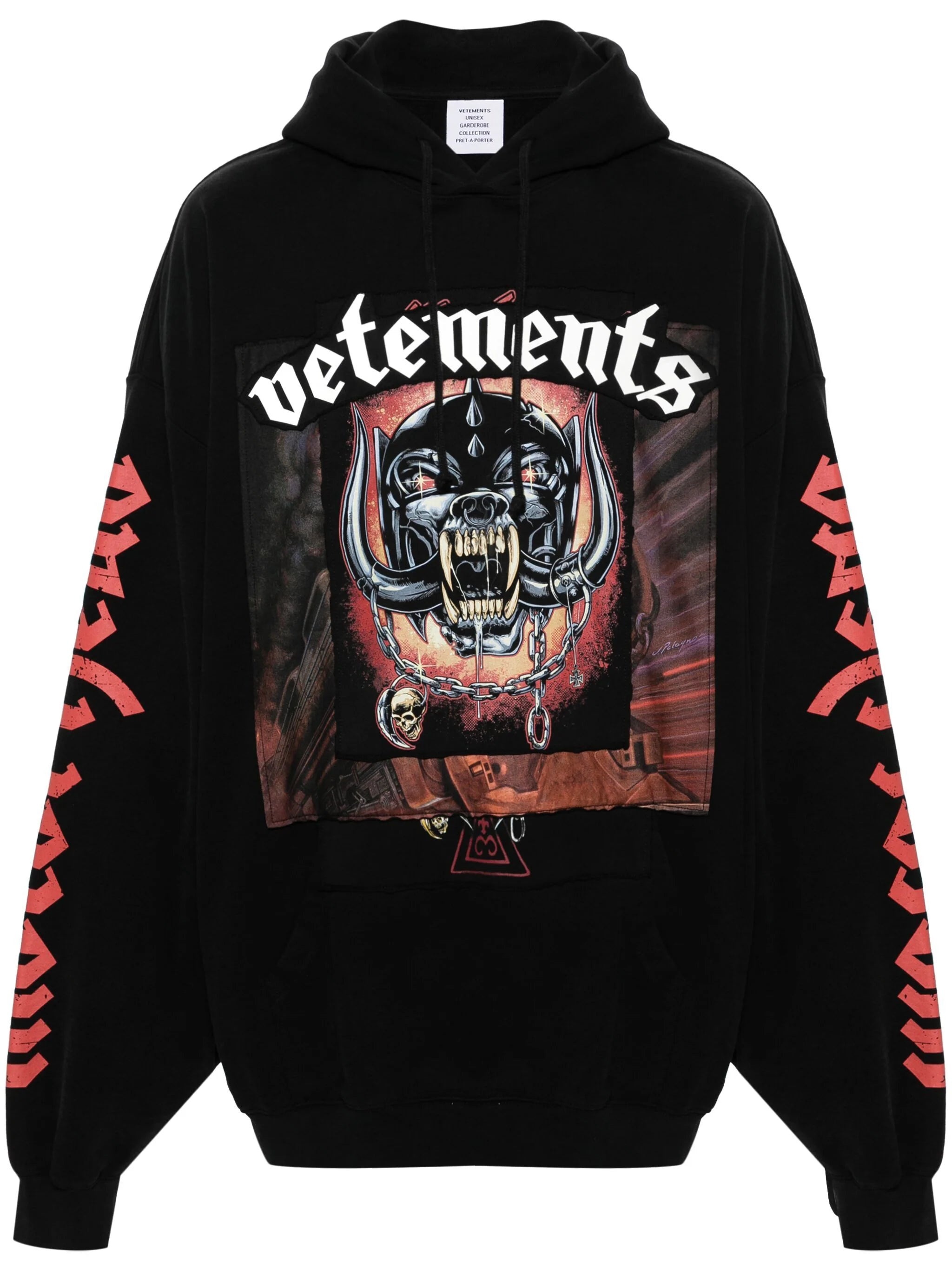 VETEMENTS Men Motorhead Patched Hoodie - 6