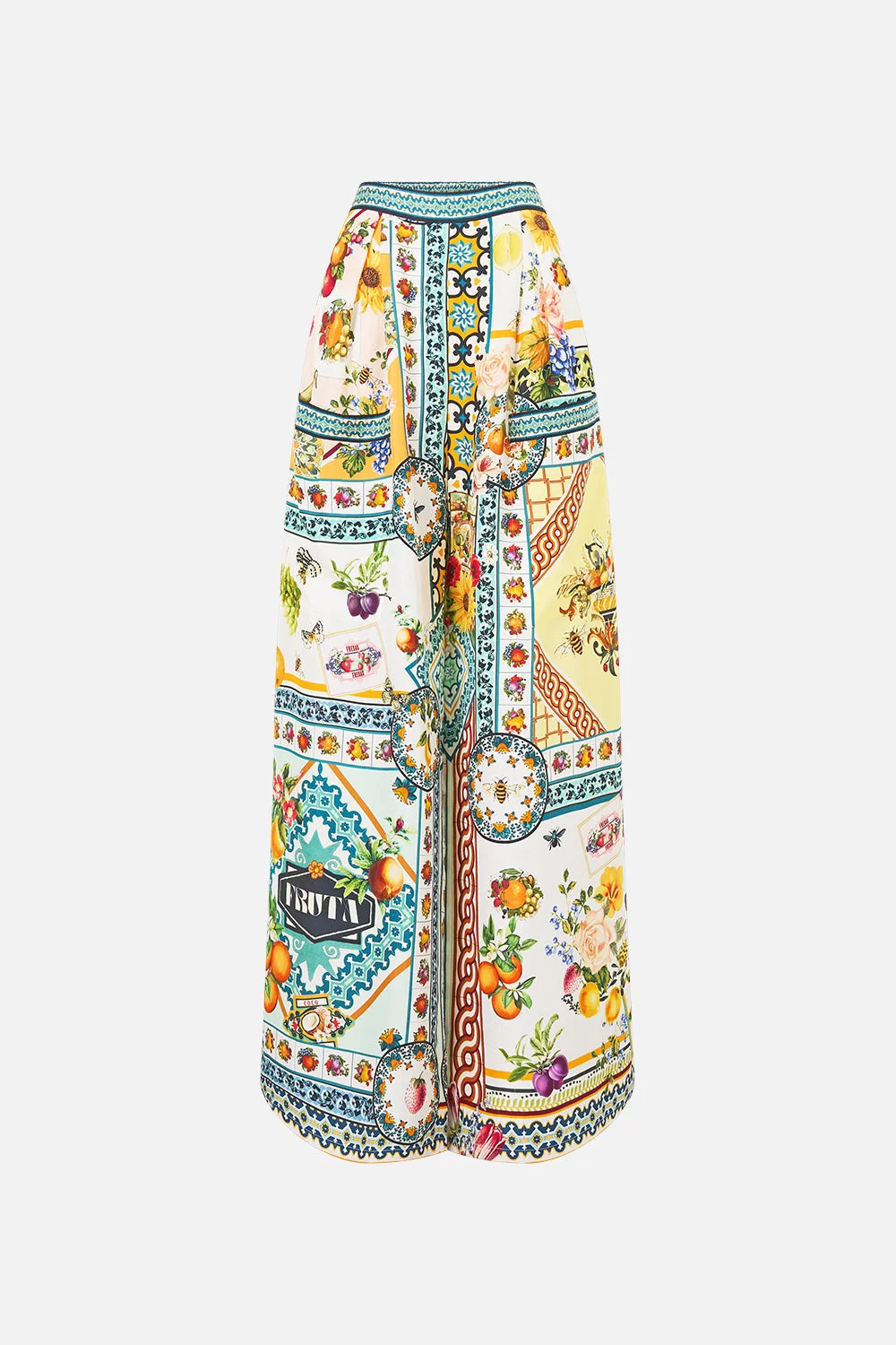 WIDE LEG TROUSER WITH FRONT POCKETS - 1