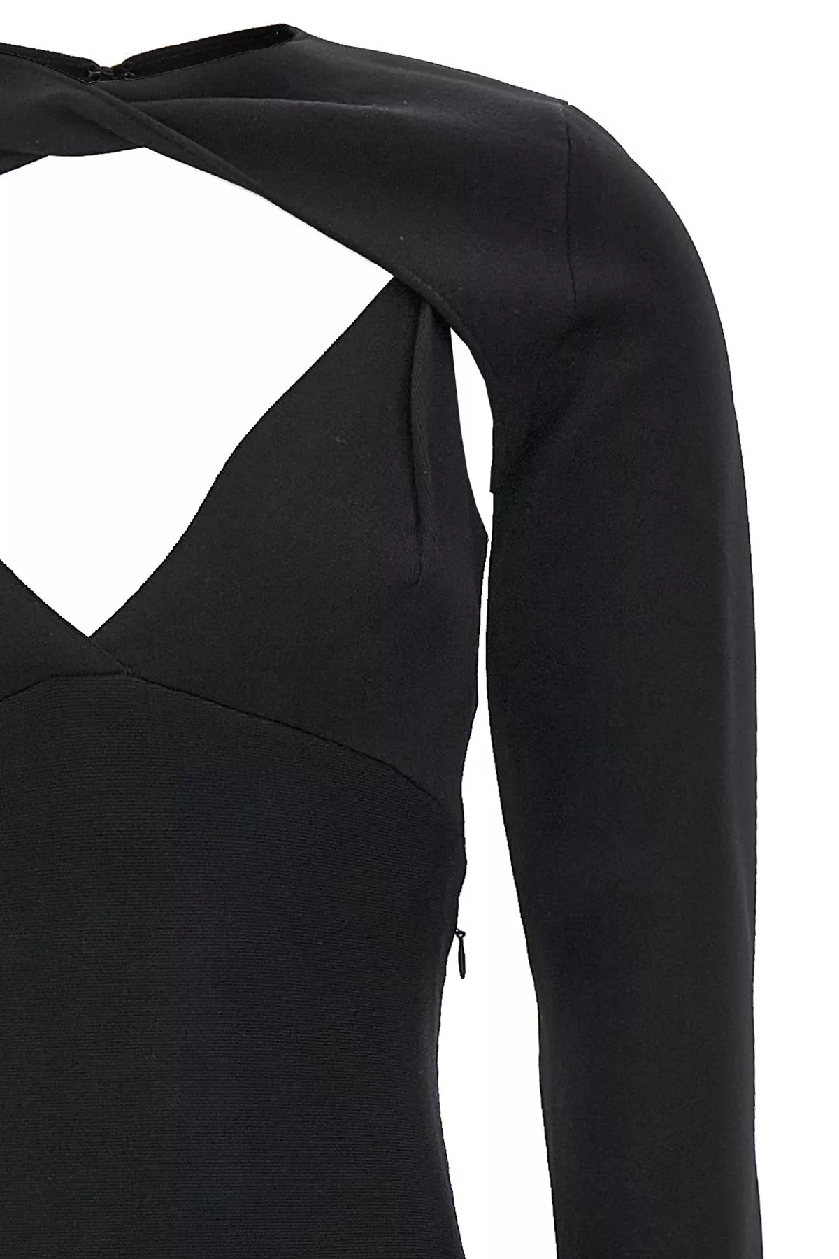 Stretch knit midi dress - 5