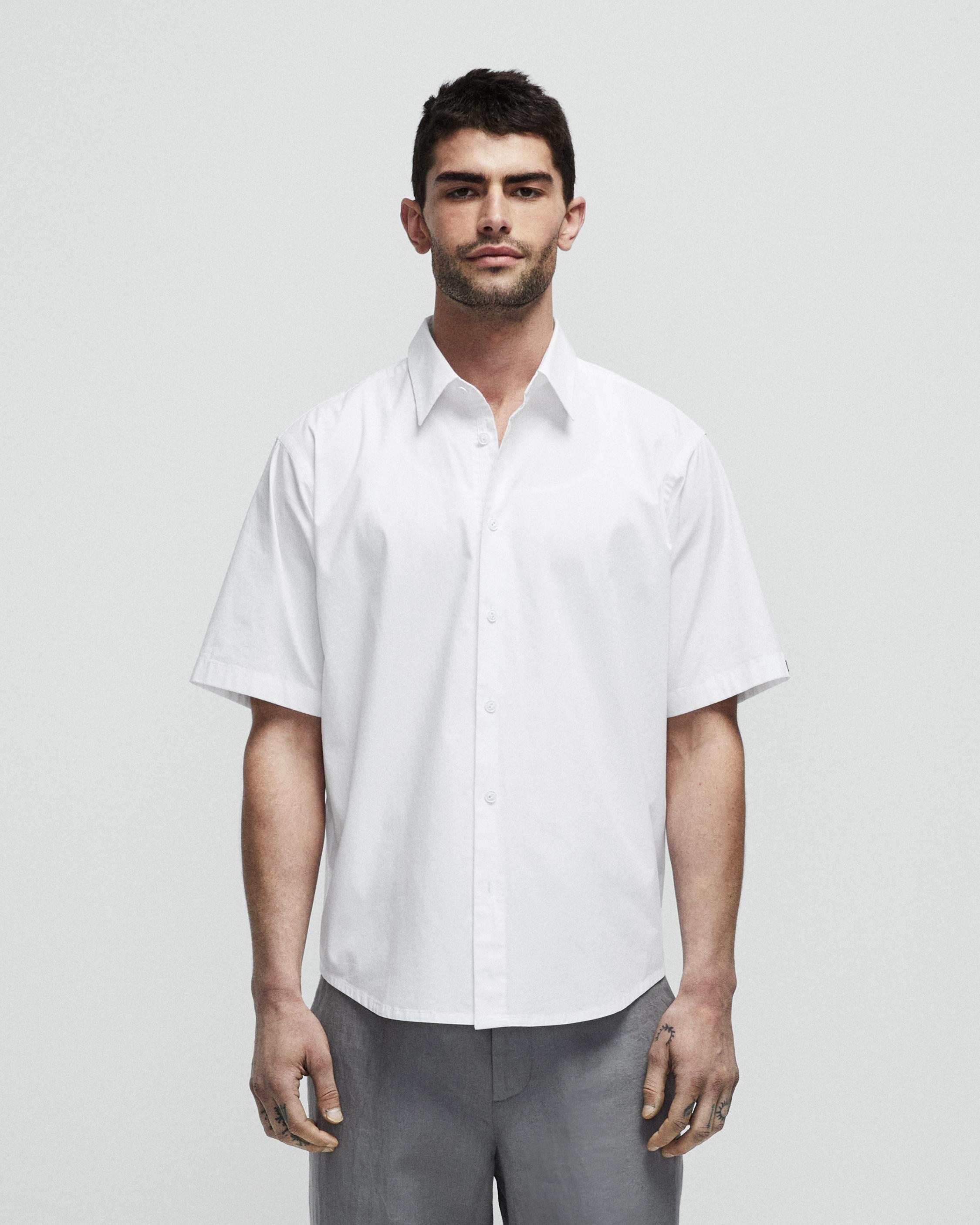 Moore Cotton Poplin Shirt
Relaxed Fit Shirt - 4