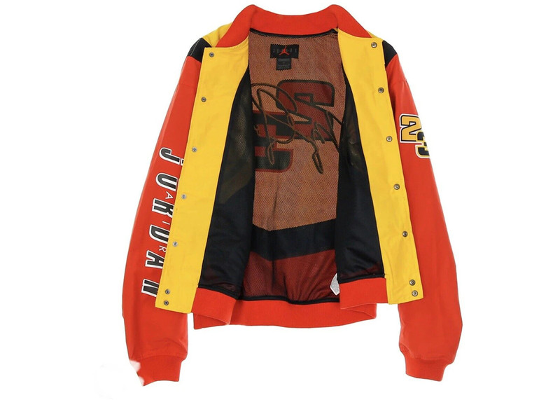Jordan Jordan Sport DNA Knit Bomber Jacket Yellow/Red/Black outlook