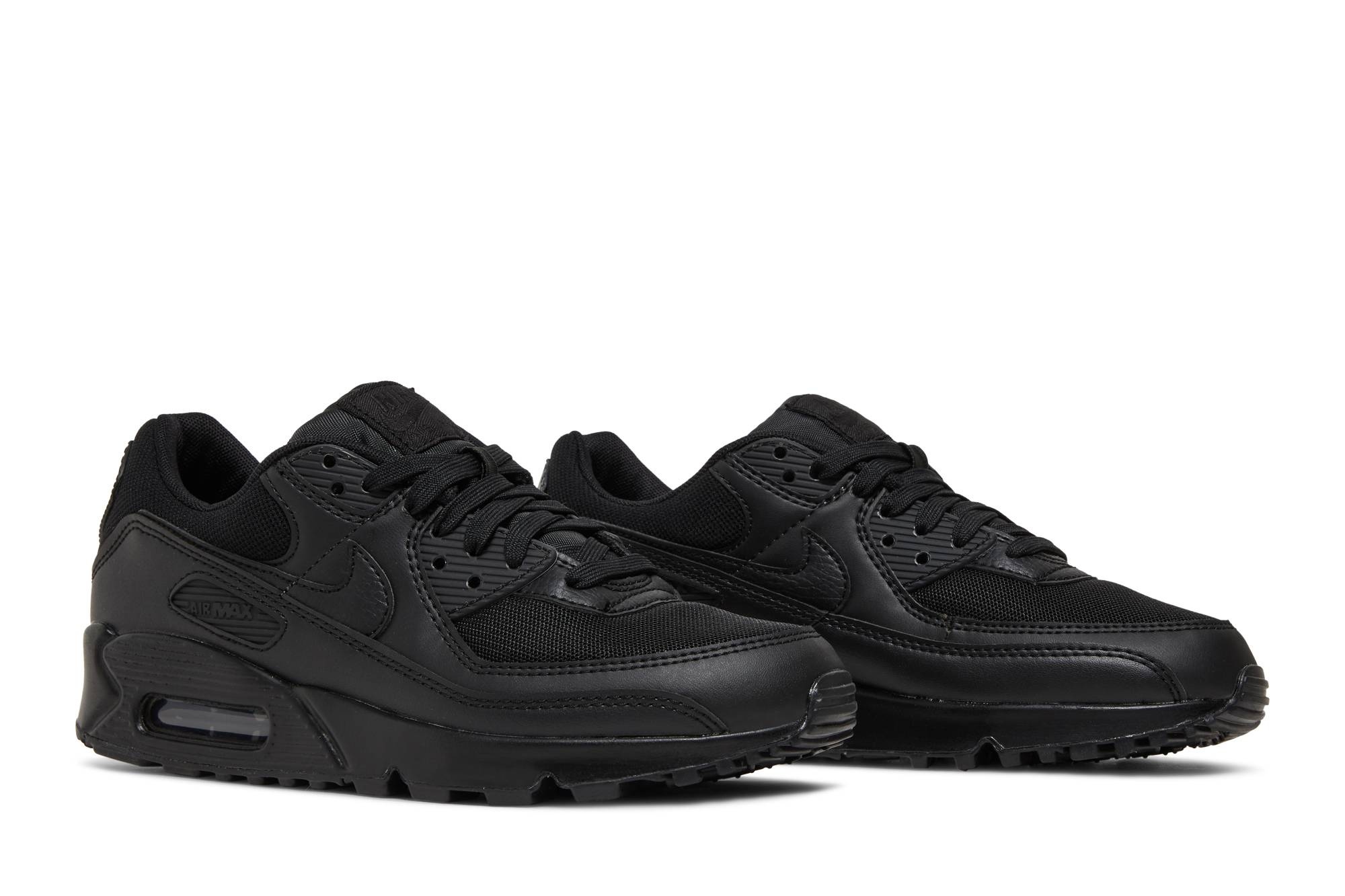 Wmns Air Max 90 'Triple Black' - 8