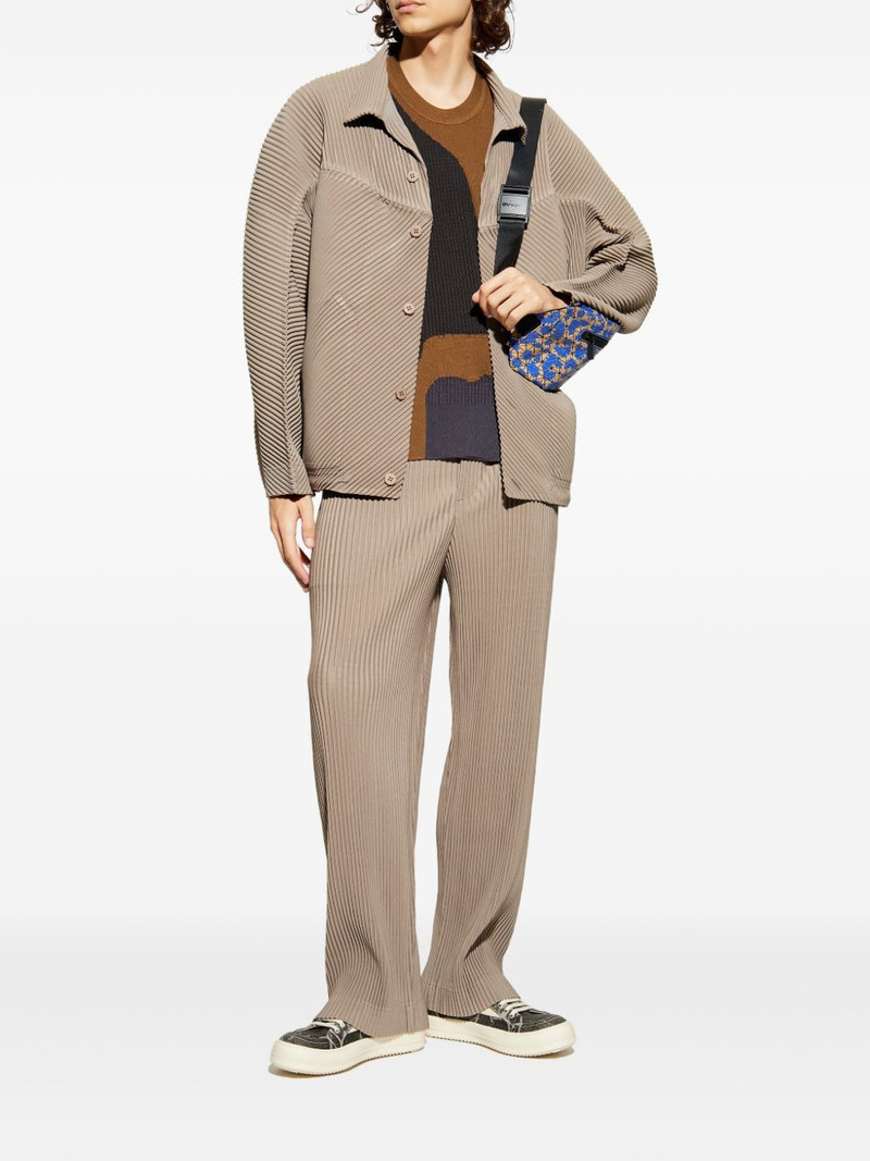 ISSEY MIYAKE round neckline vest outlook