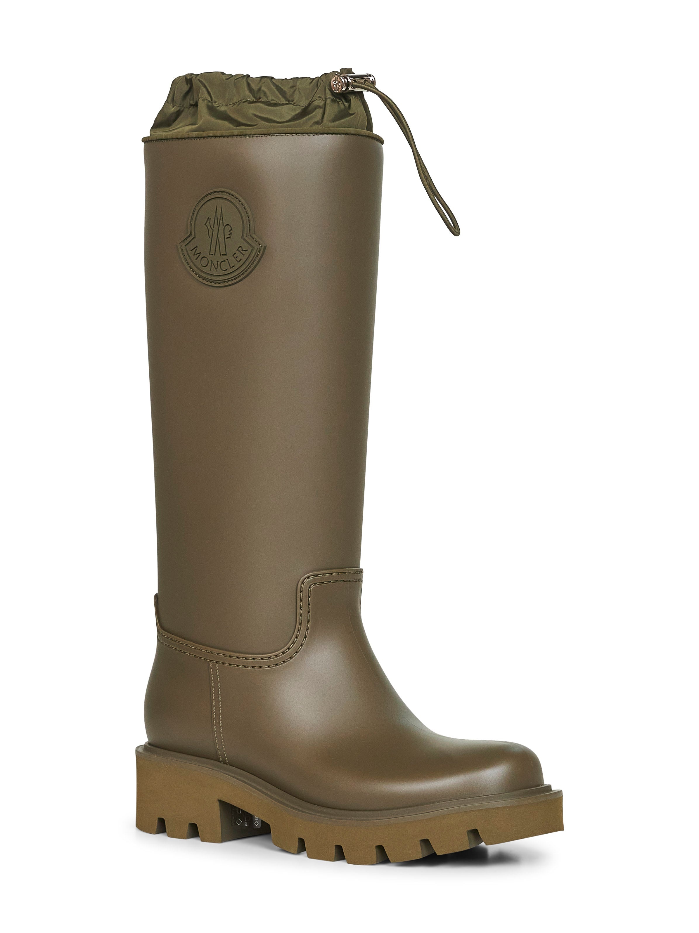 Olive green Kickstream High rain boots - 2